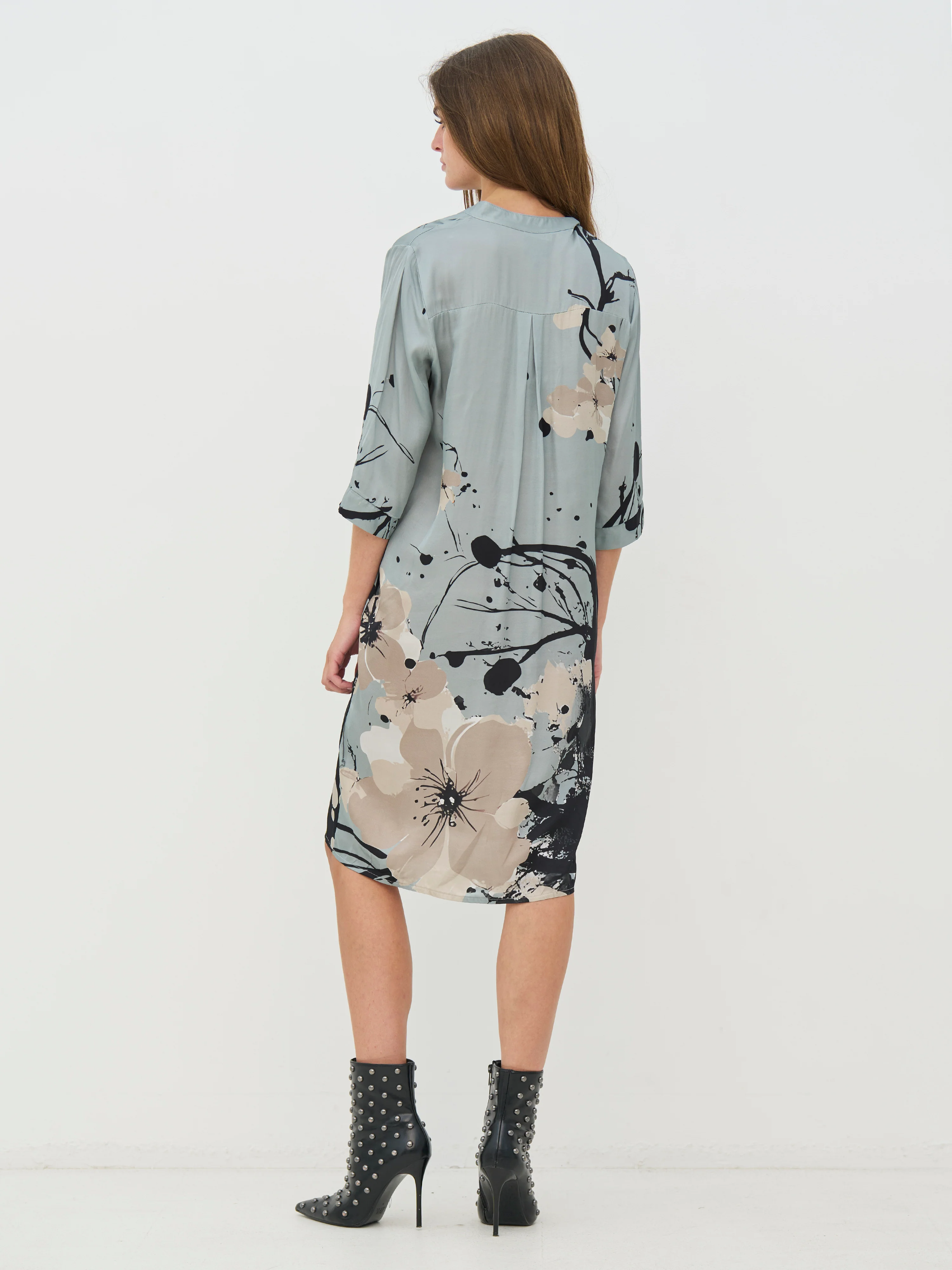 CILJE tunic dress - Blue Mint mix - Image 3