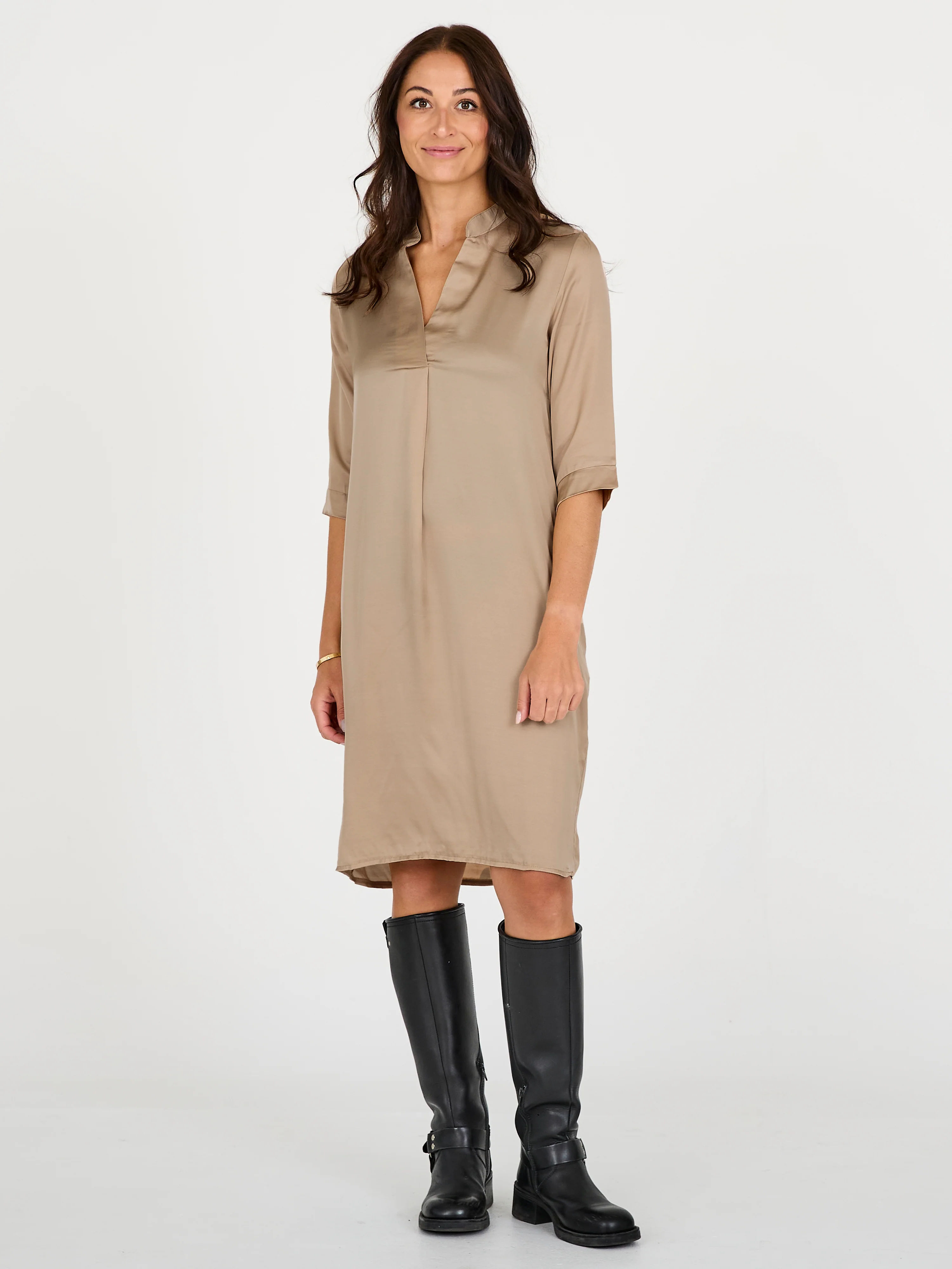 CILJE tunic dress solid - sand - Image 2
