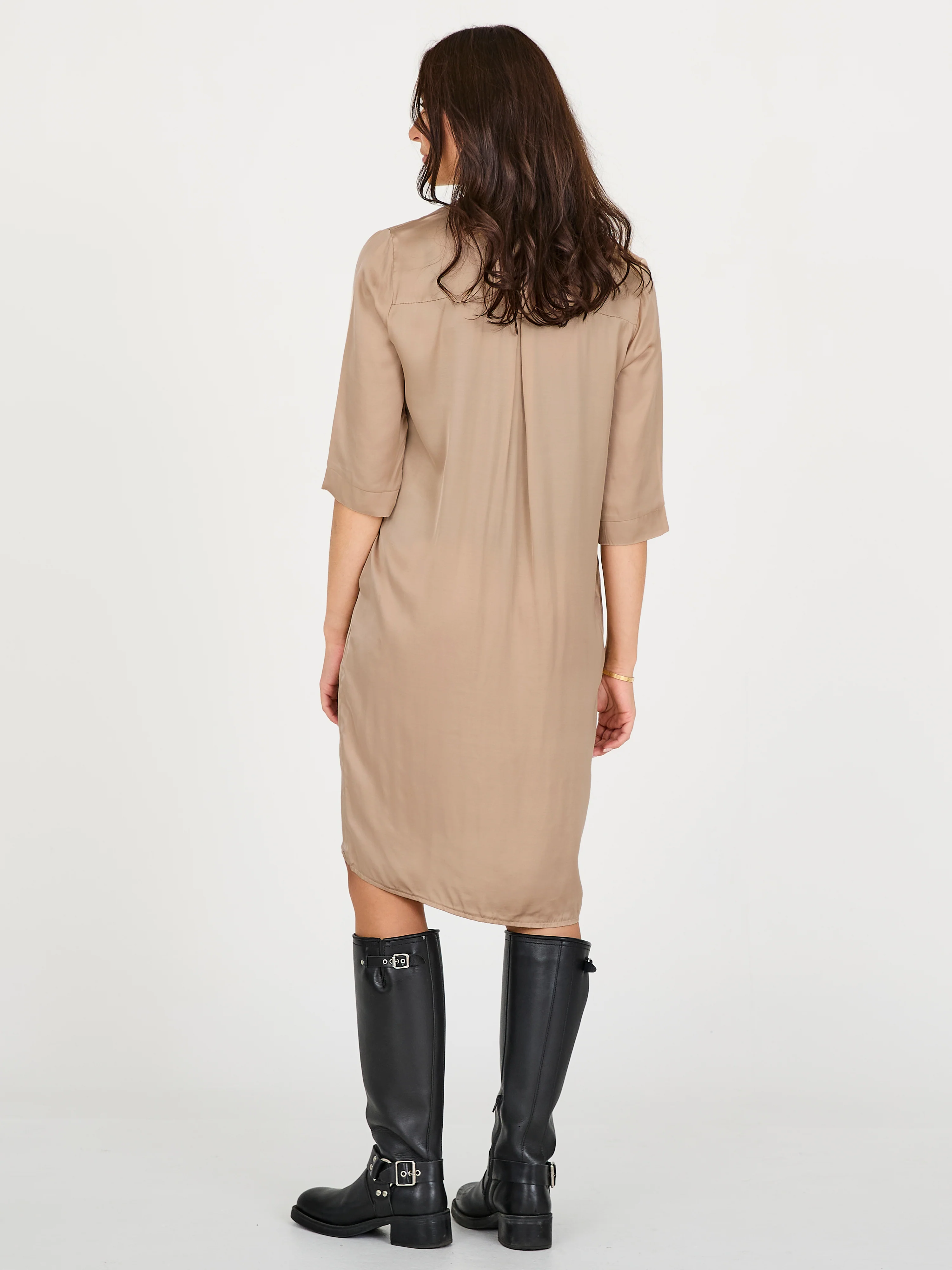 CILJE tunic dress solid - sand - Image 4