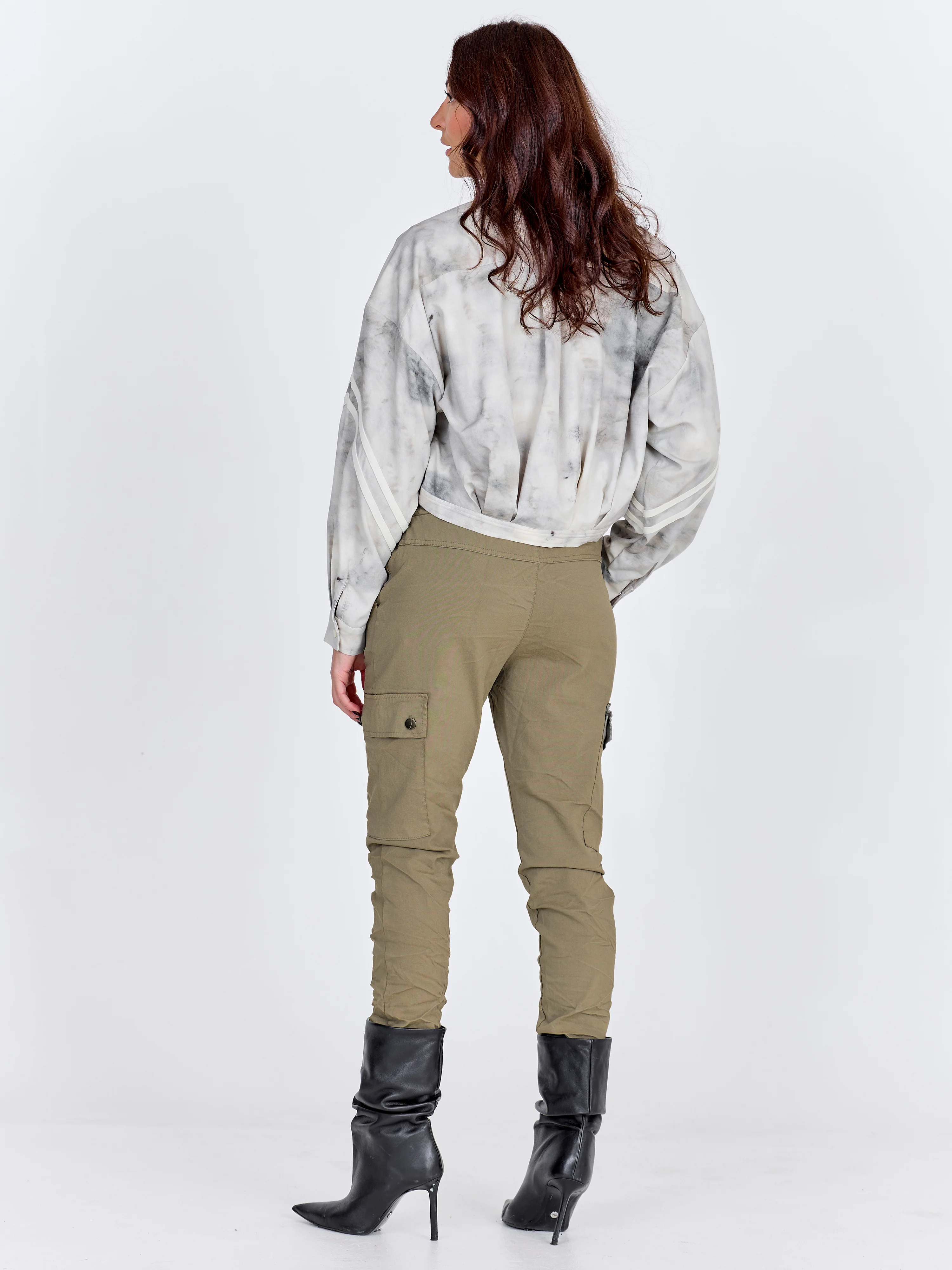 CARMEN cargo trousers - Army - Image 8
