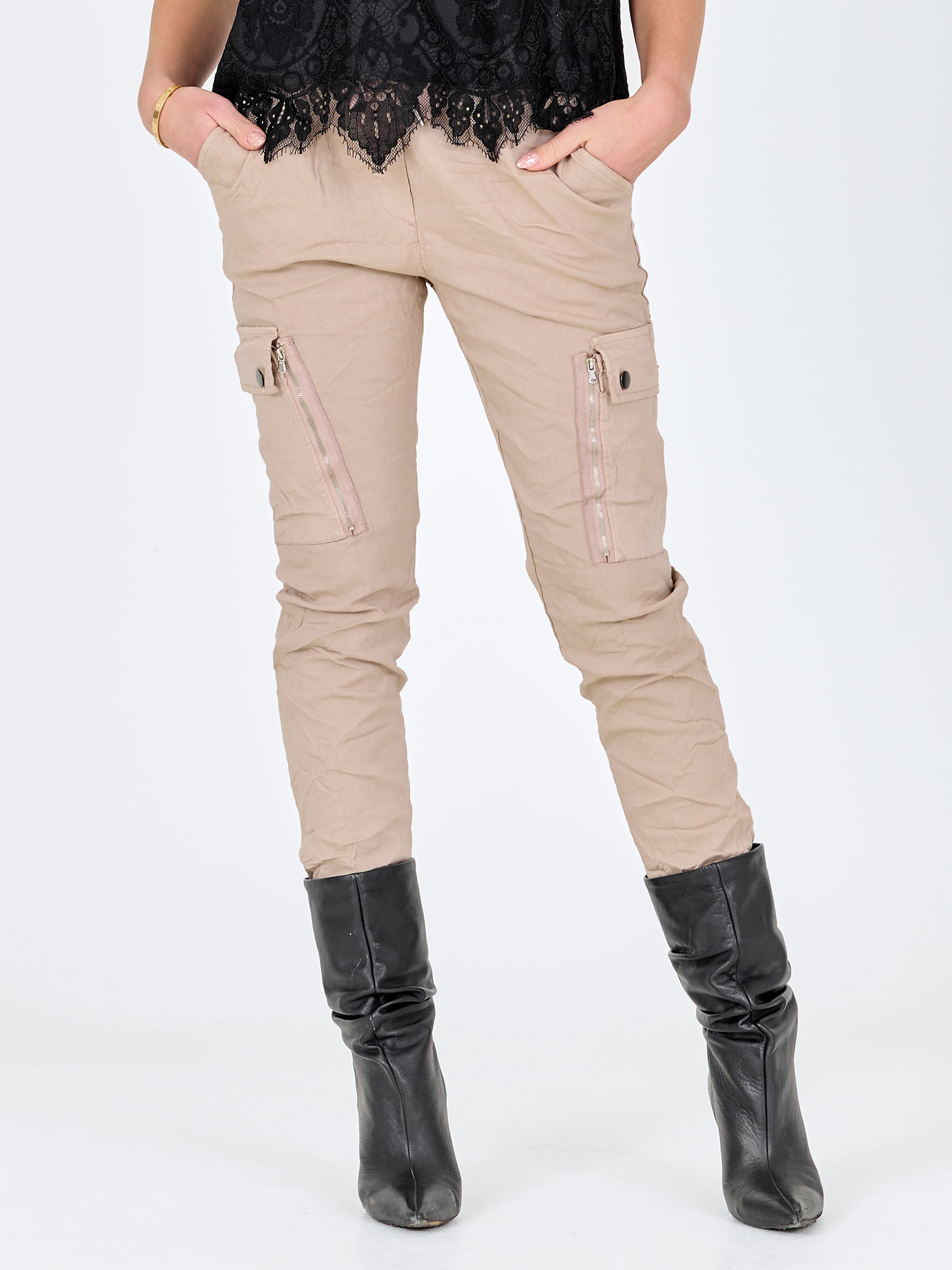 CARMEN cargo trousers - Seasand - Image 3