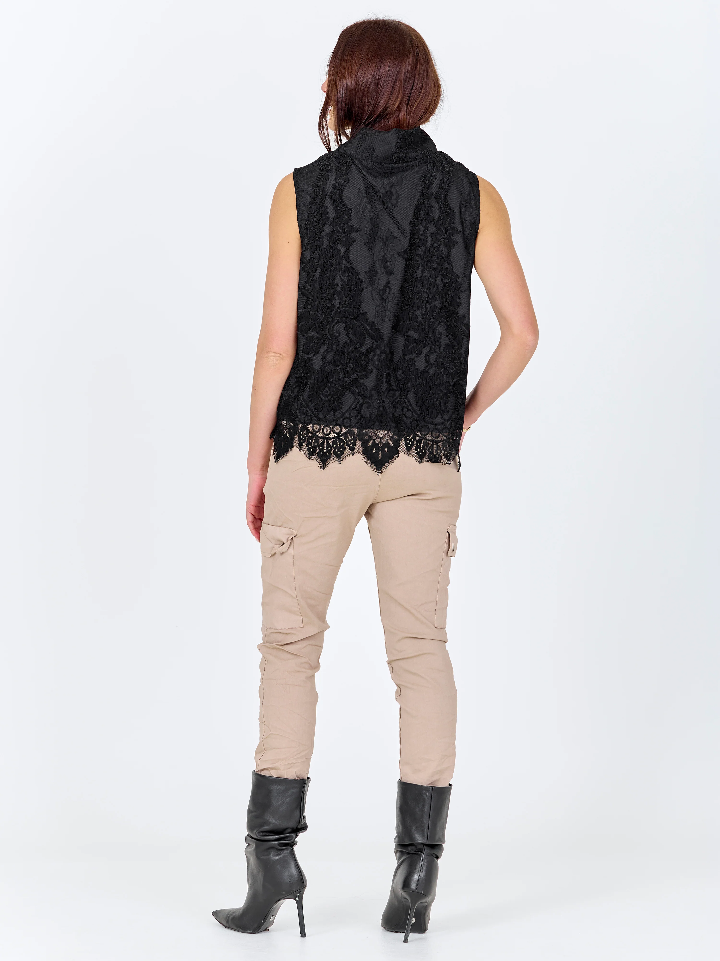 CARMEN cargo trousers - Seasand - Image 4