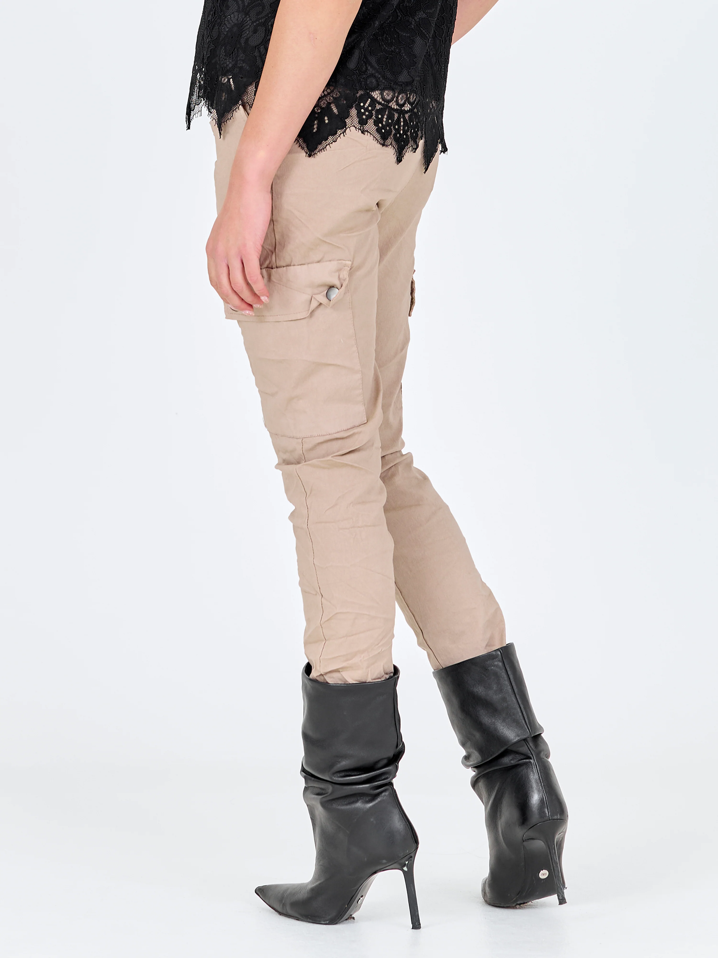 CARMEN cargo trousers - Seasand - Image 7