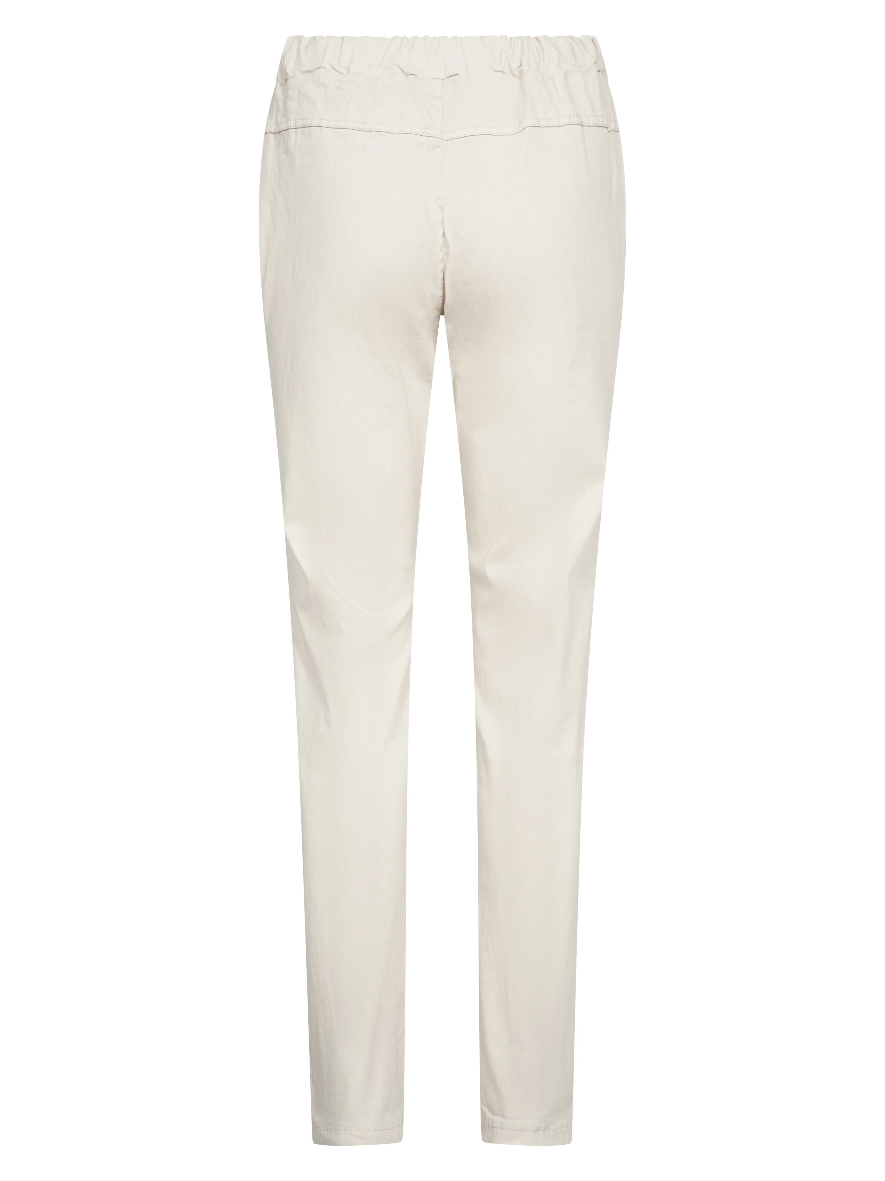 CARMEN plain trousers - Bone - Image 8