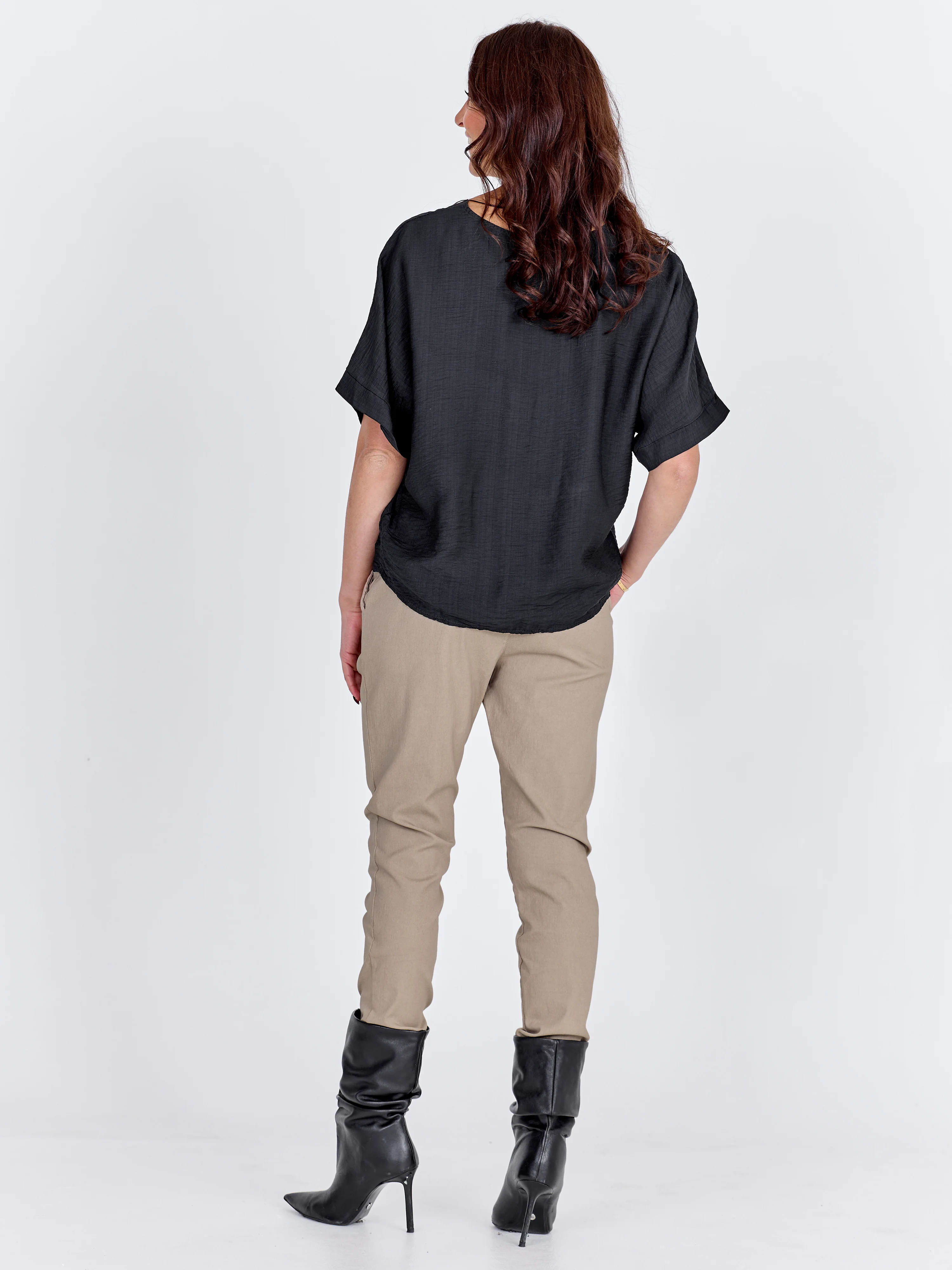 CARMEN plain trousers - Seasand - Image 5
