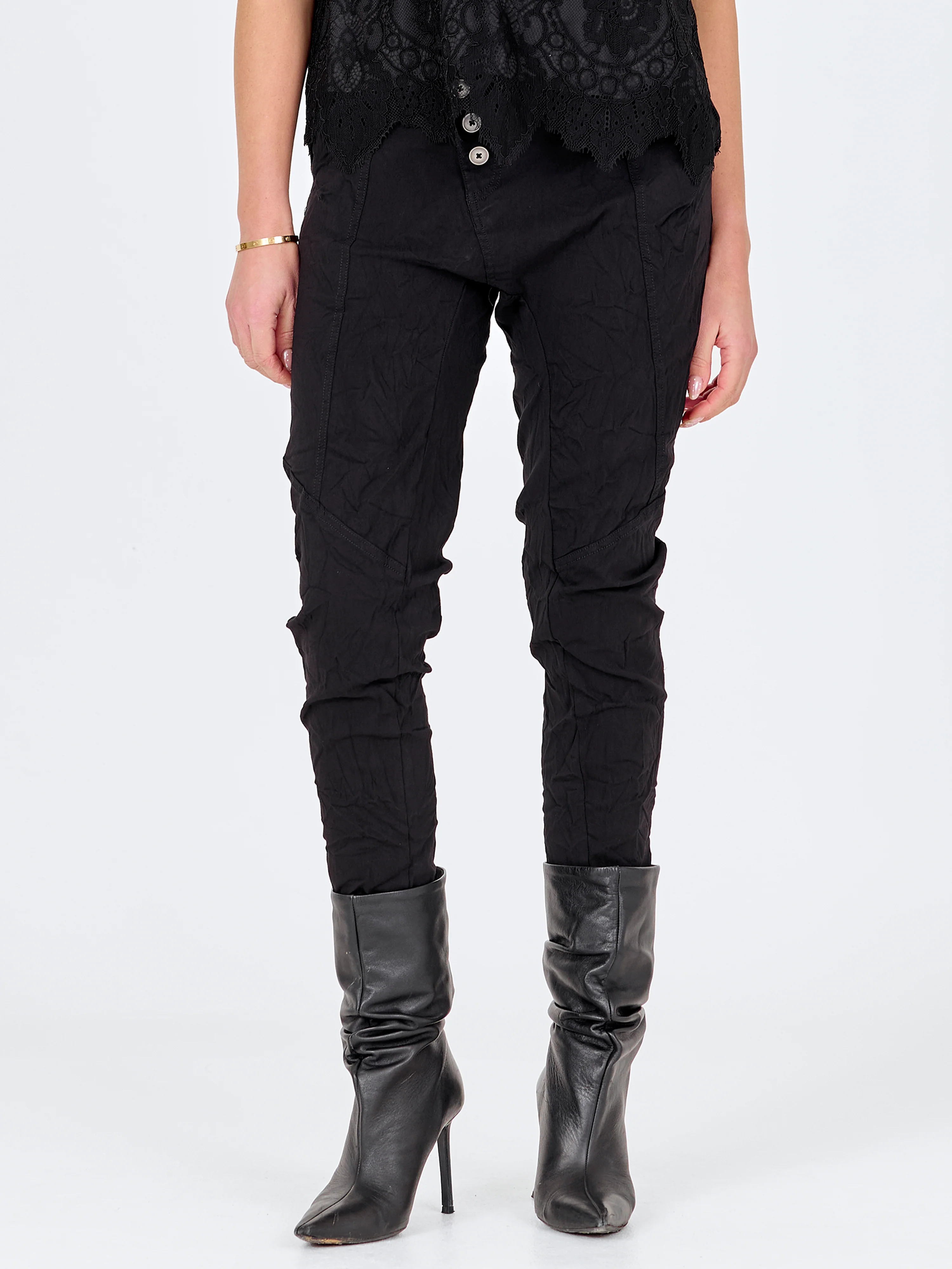 TRILLE trousers - Black - Image 3