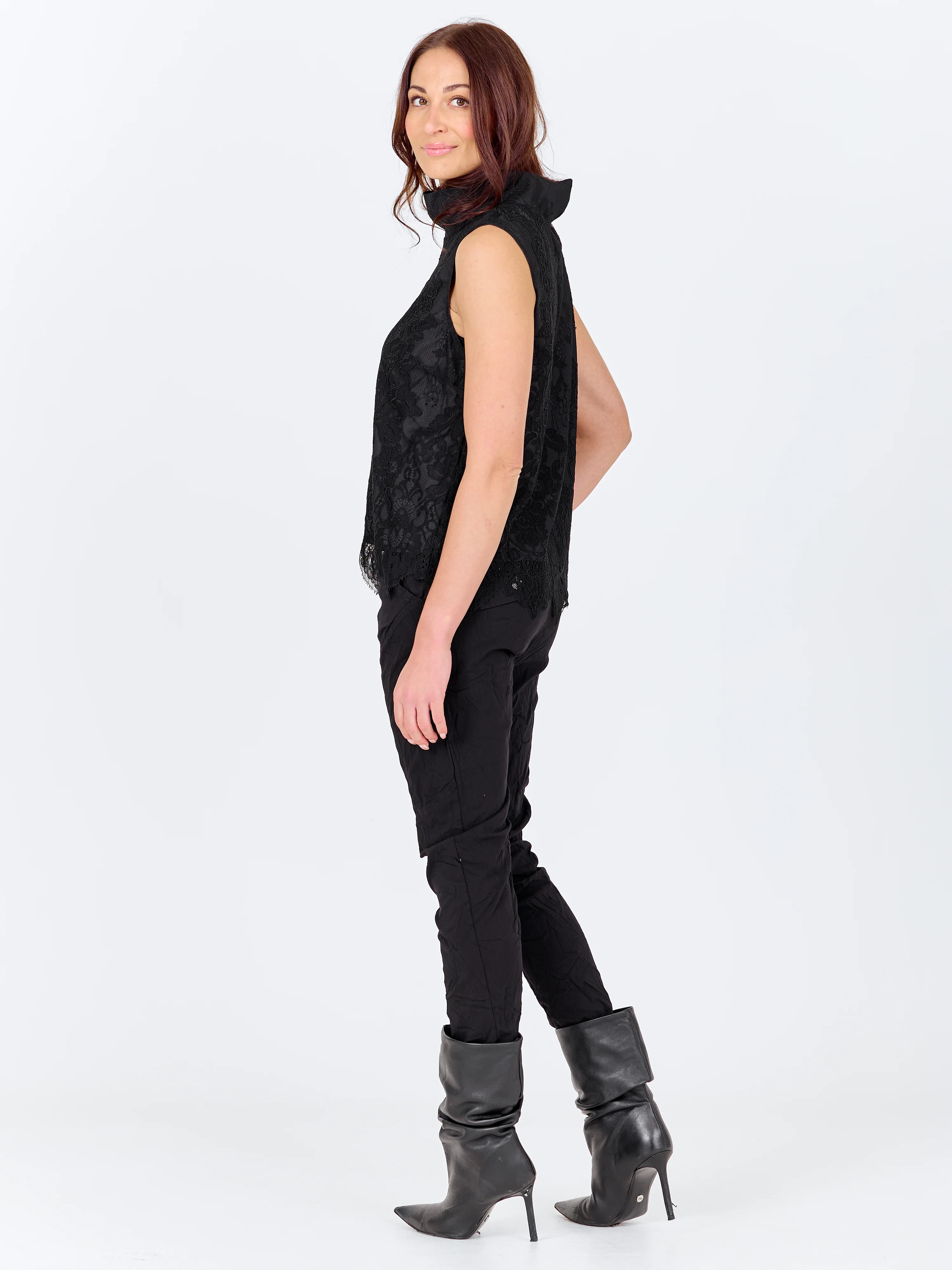 TRILLE trousers - Black - Image 4
