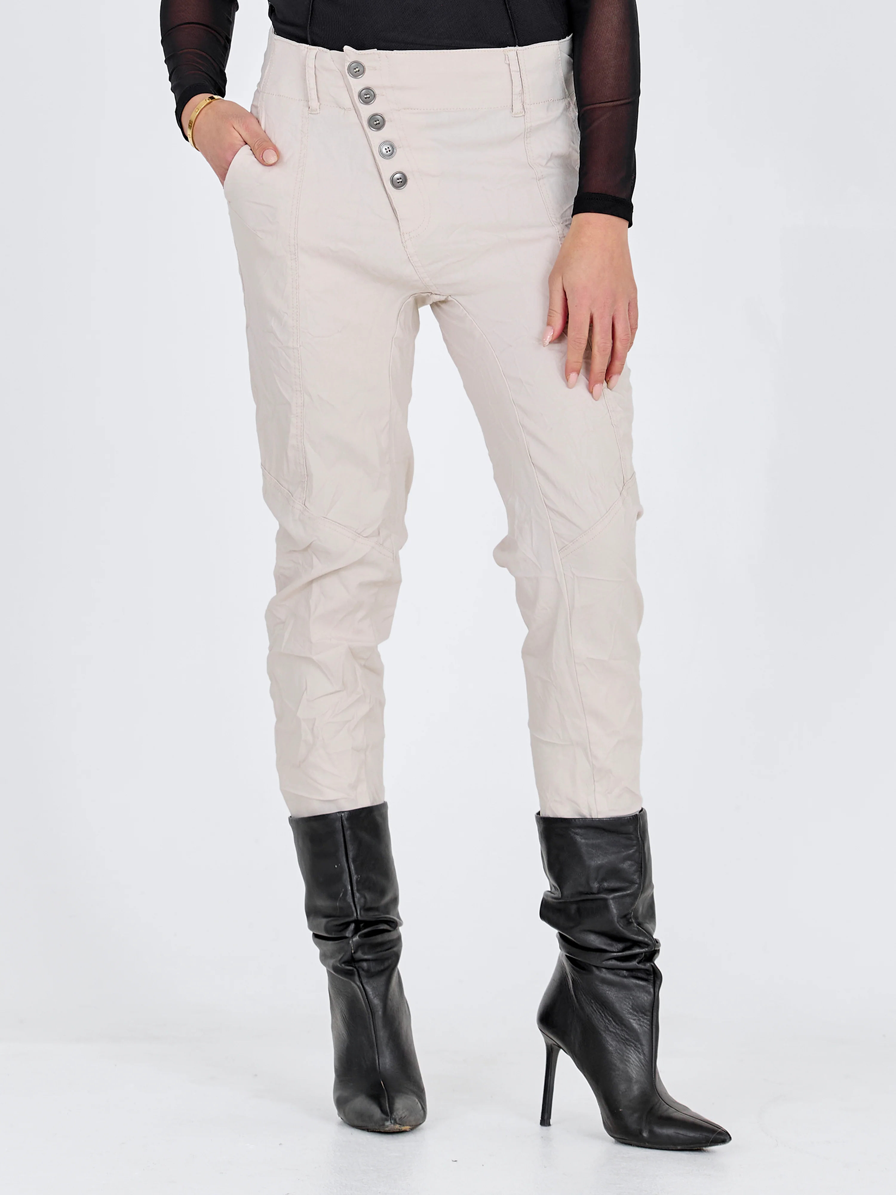 TRILLE trousers - Bone - Image 3