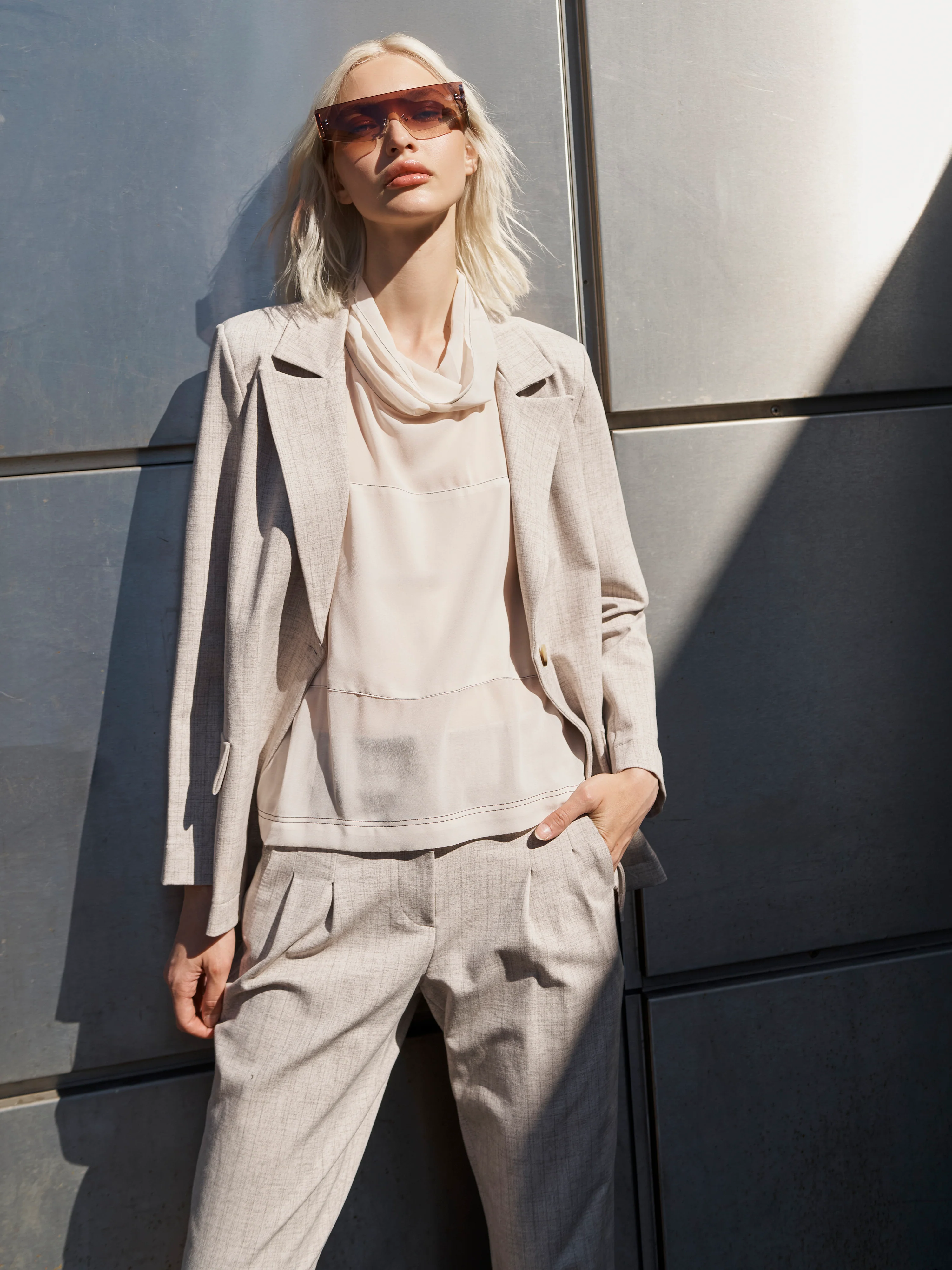 COMMY trousers - Bone mix - Image 5