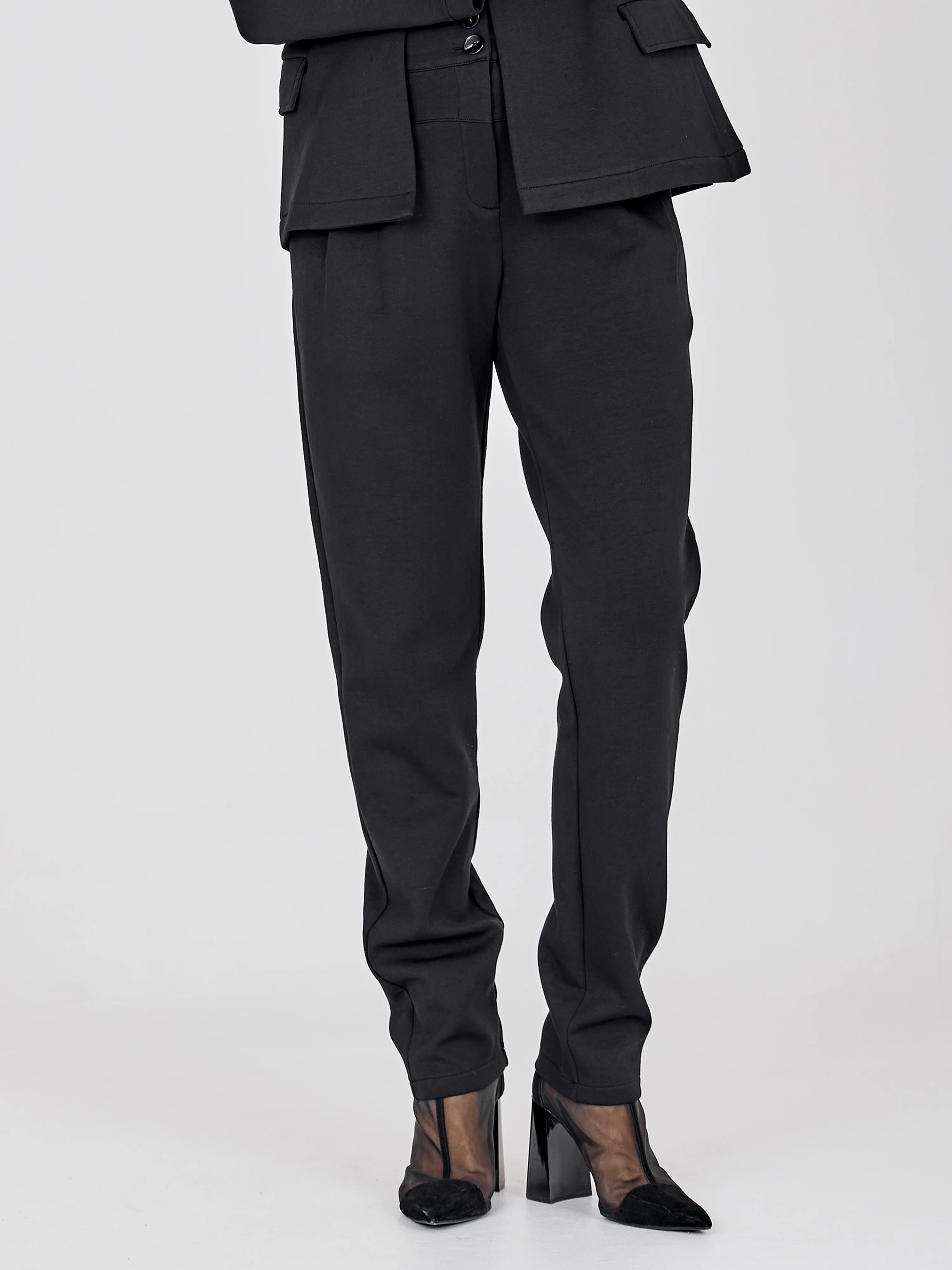COMMY trousers solid - Black - Image 2