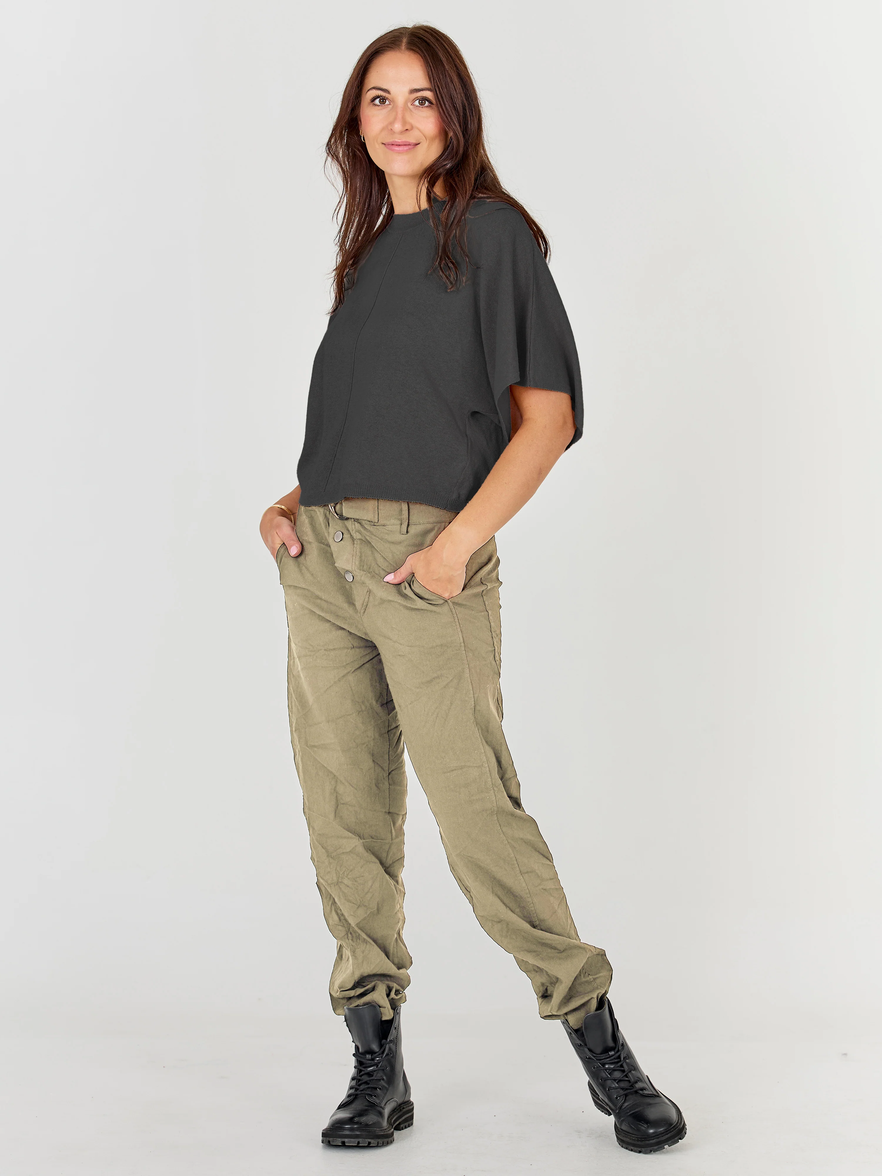 Jane Trousers - Army - Image 2