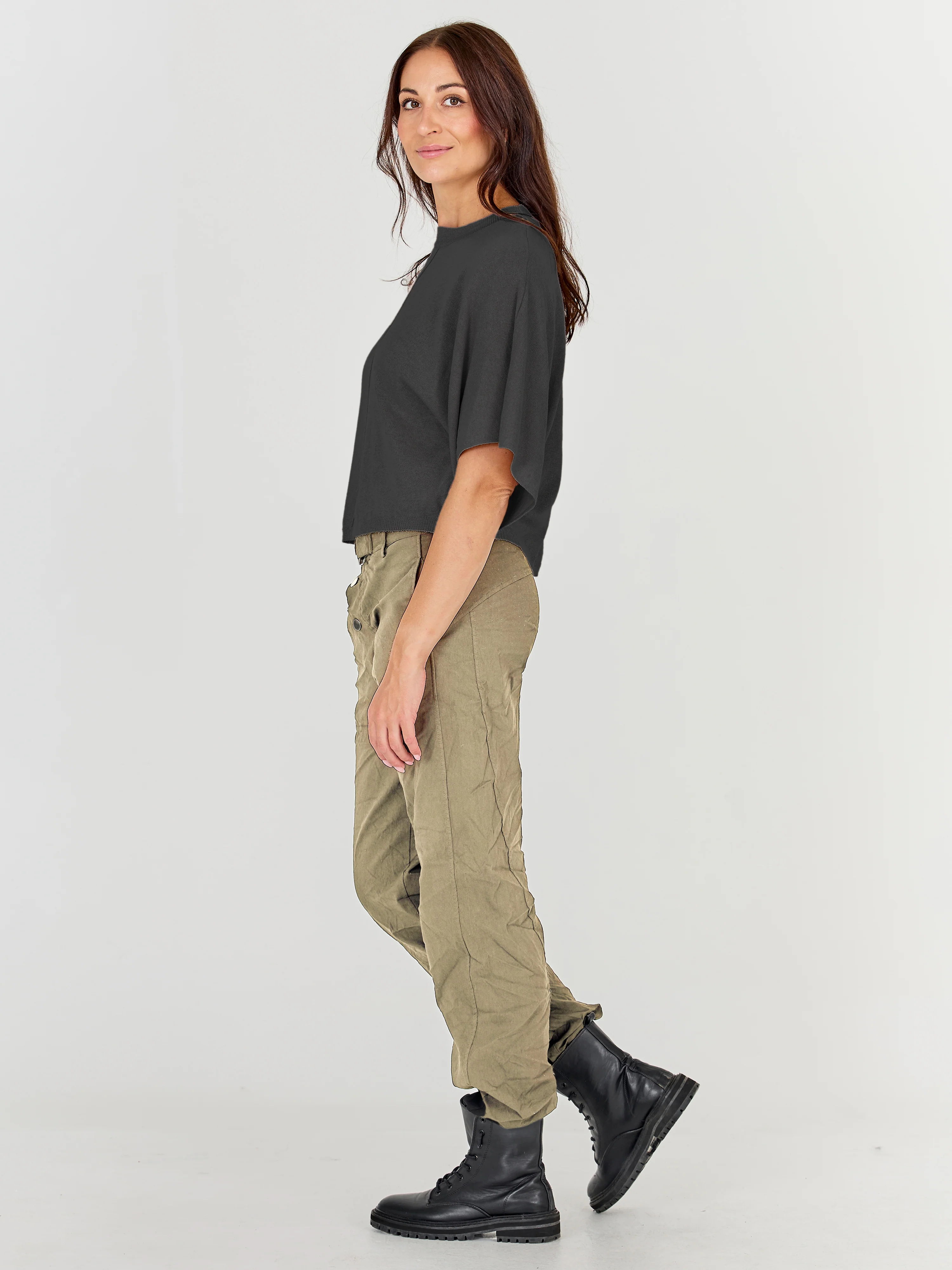 Jane Trousers - Army - Image 6