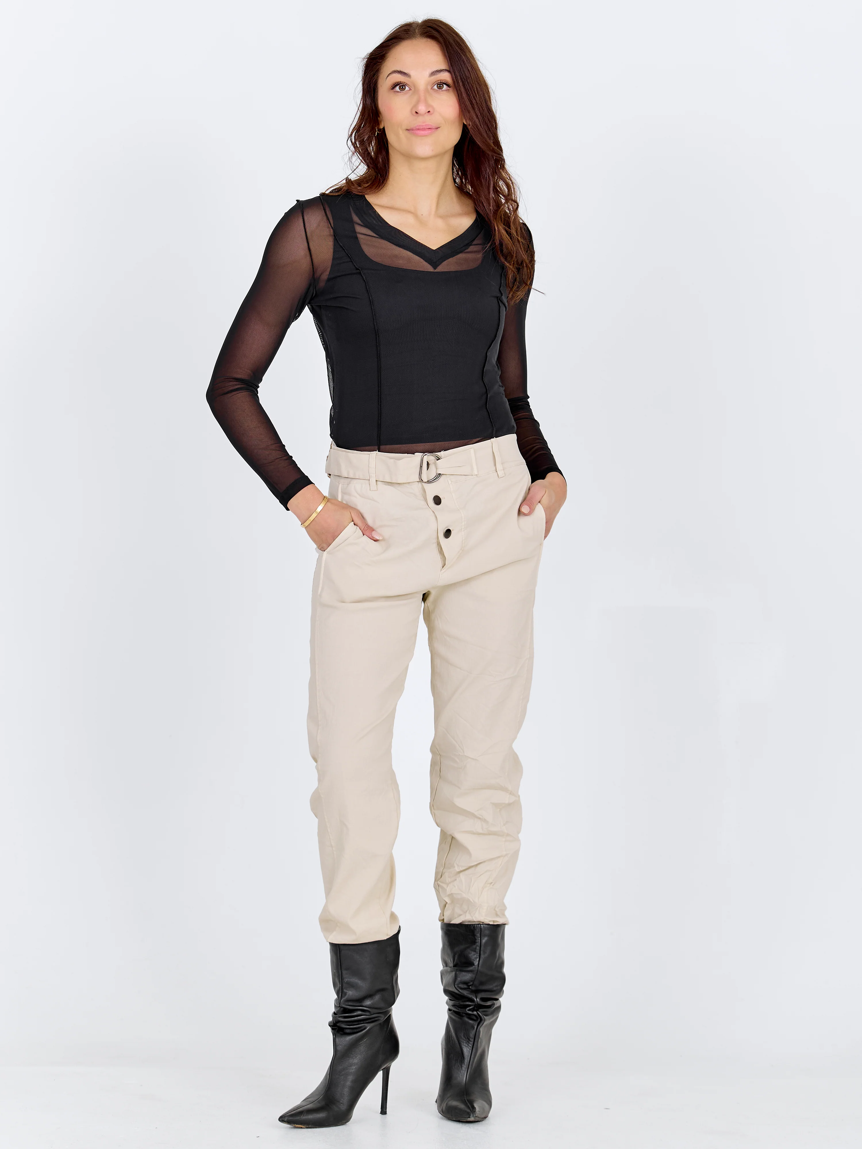 Jane Trousers - Bone - Image 2