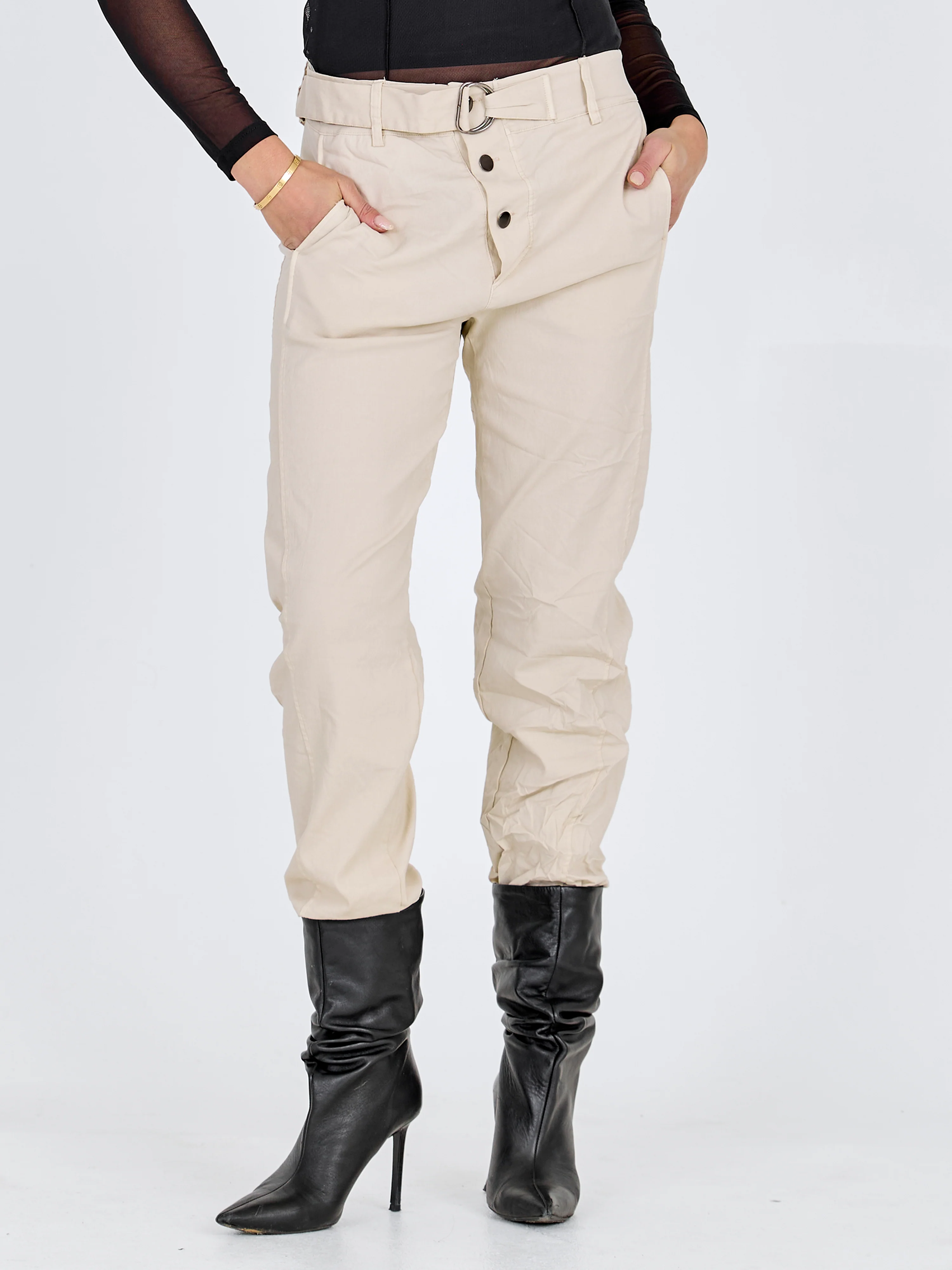 Jane Trousers - Bone - Image 3