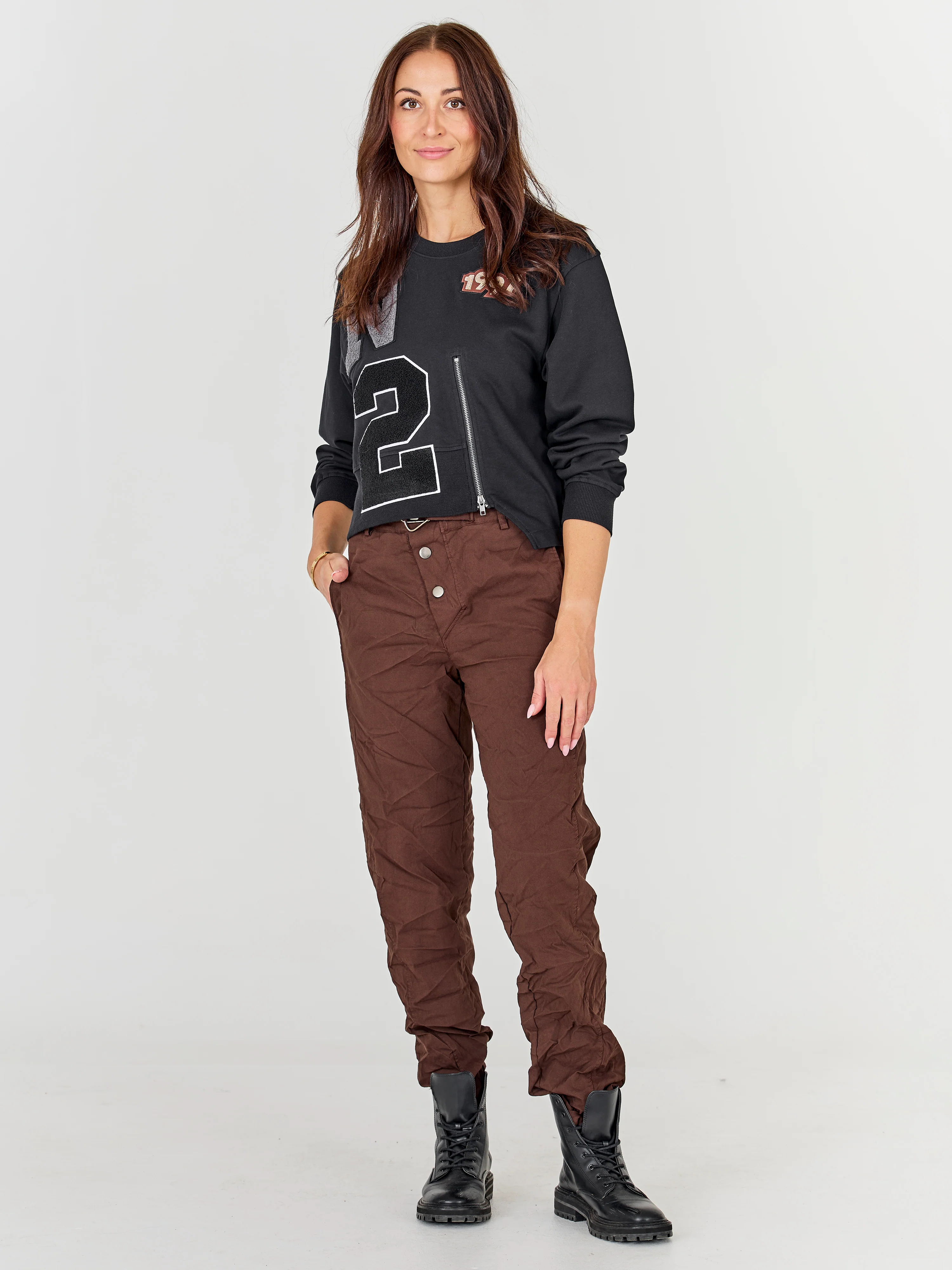 Jane Trousers - Brown - Image 2