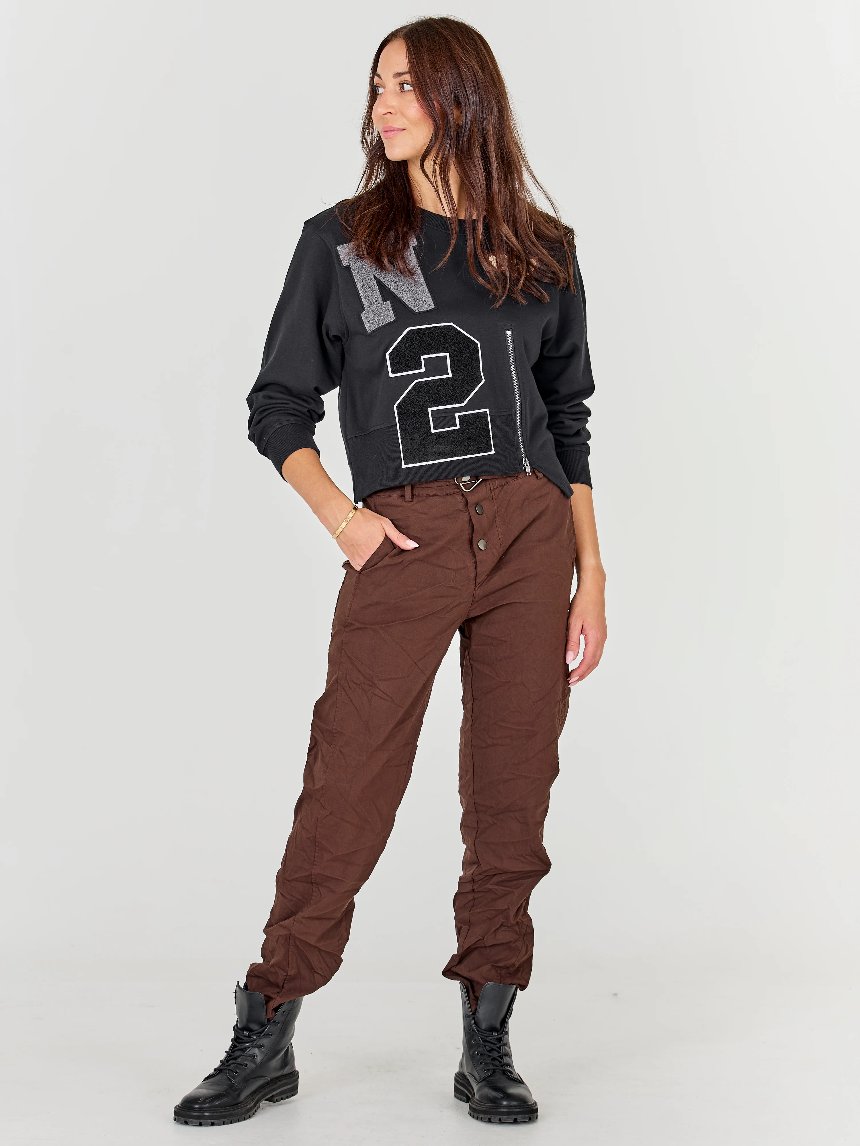 Jane Trousers - Brown - Image 3