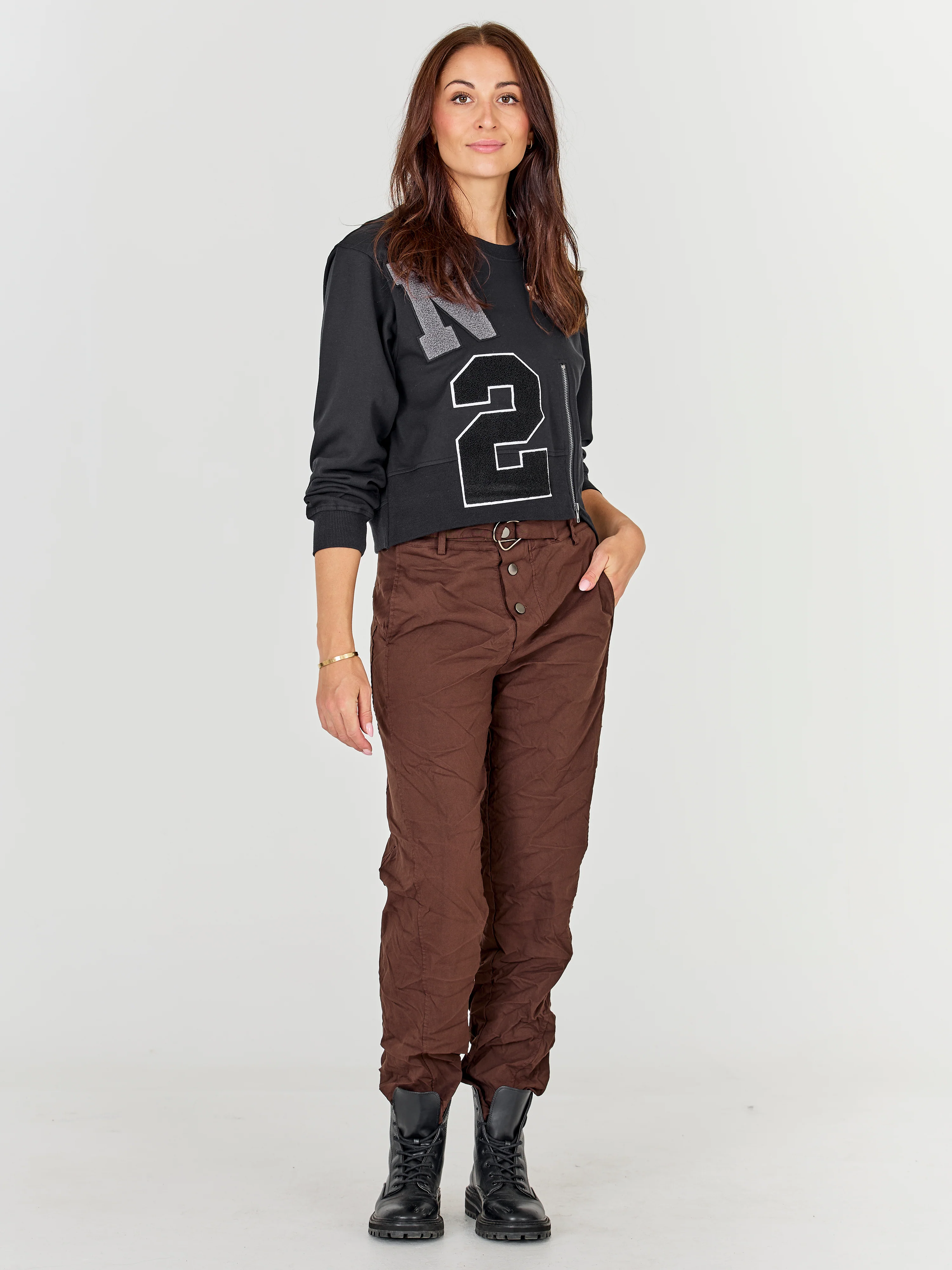 Jane Trousers - Brown - Image 5