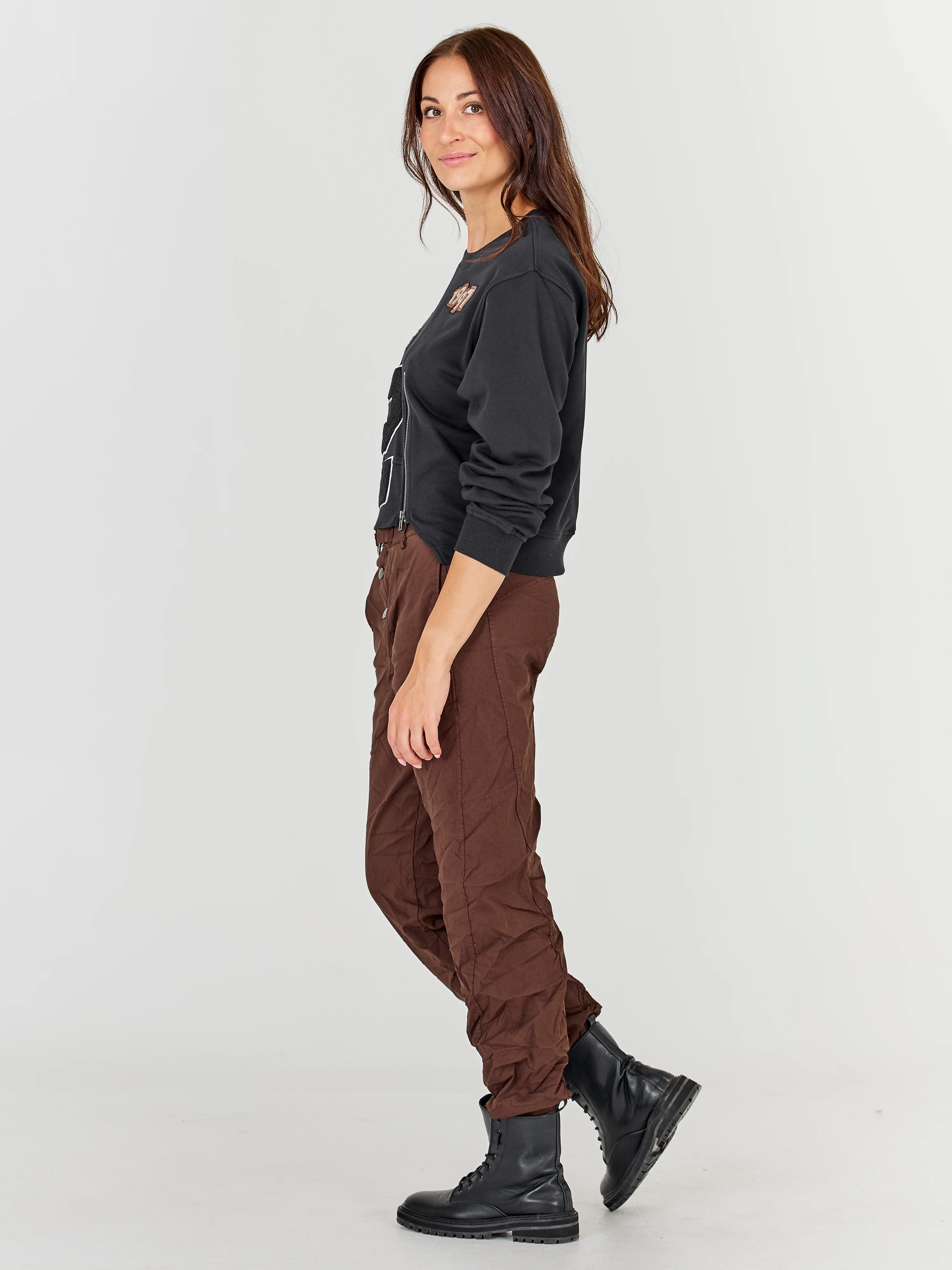 Jane Trousers - Brown - Image 7