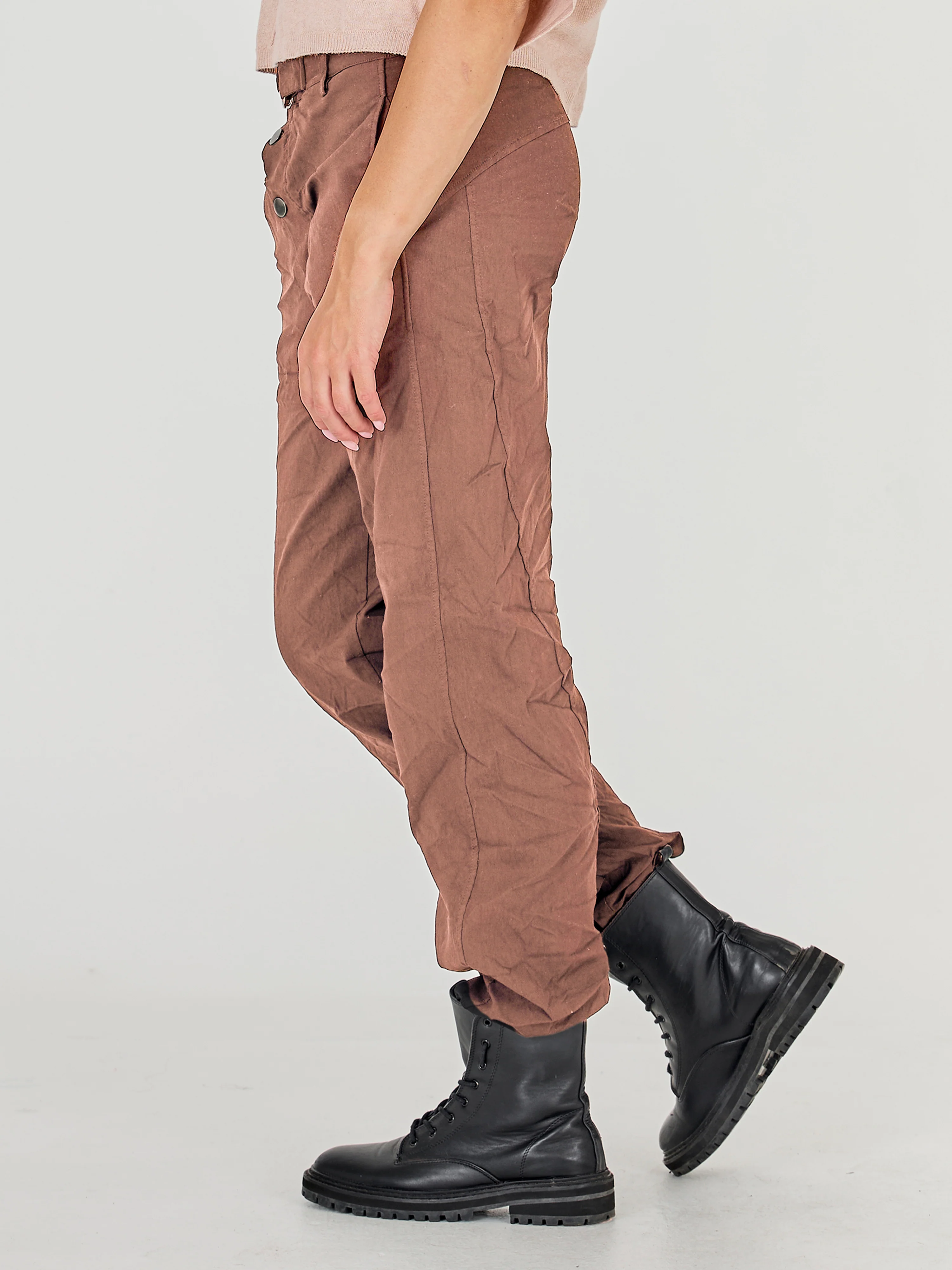 Jane Trousers - Marsala - Image 5