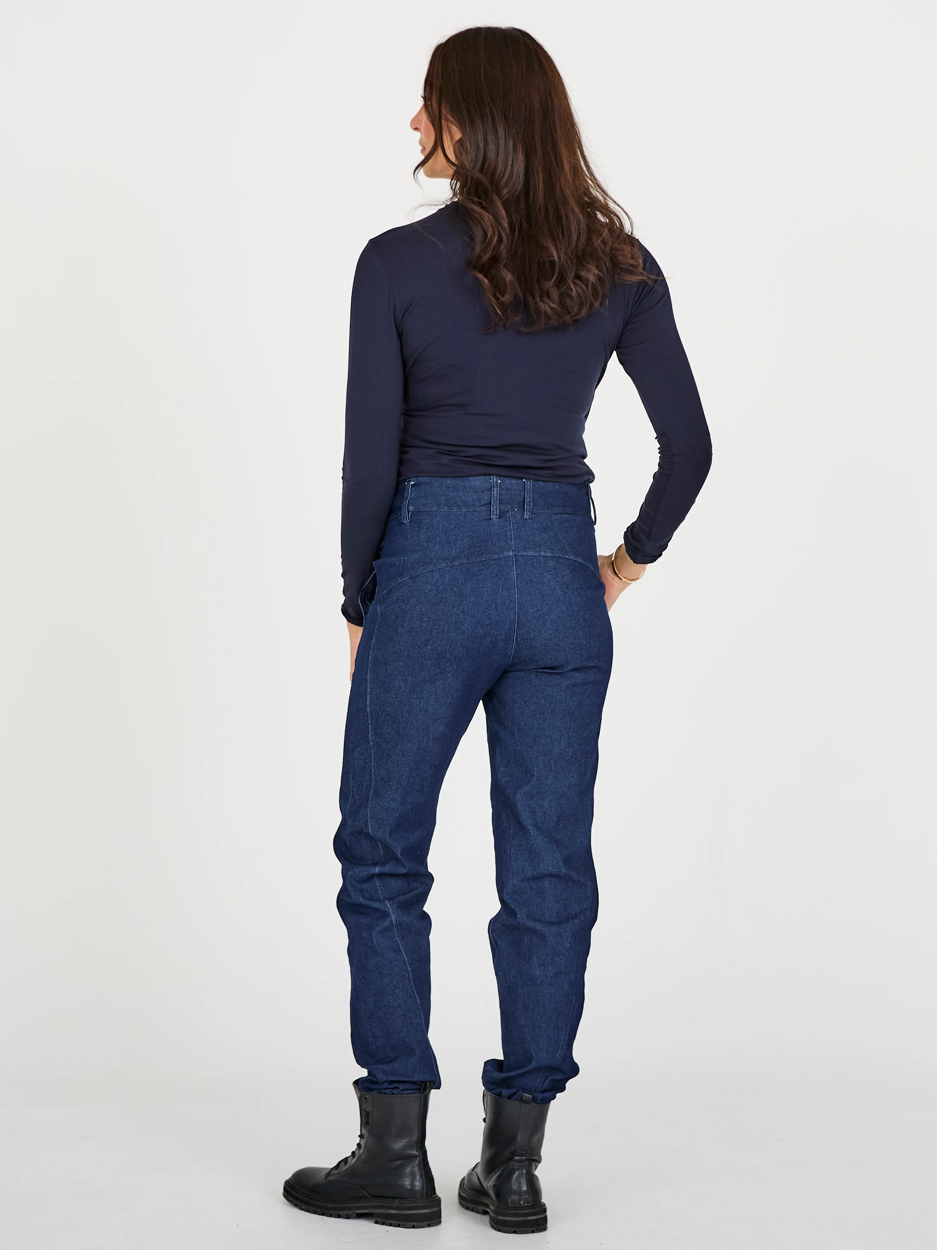 Jane Trousers Denim - Denim - Image 3