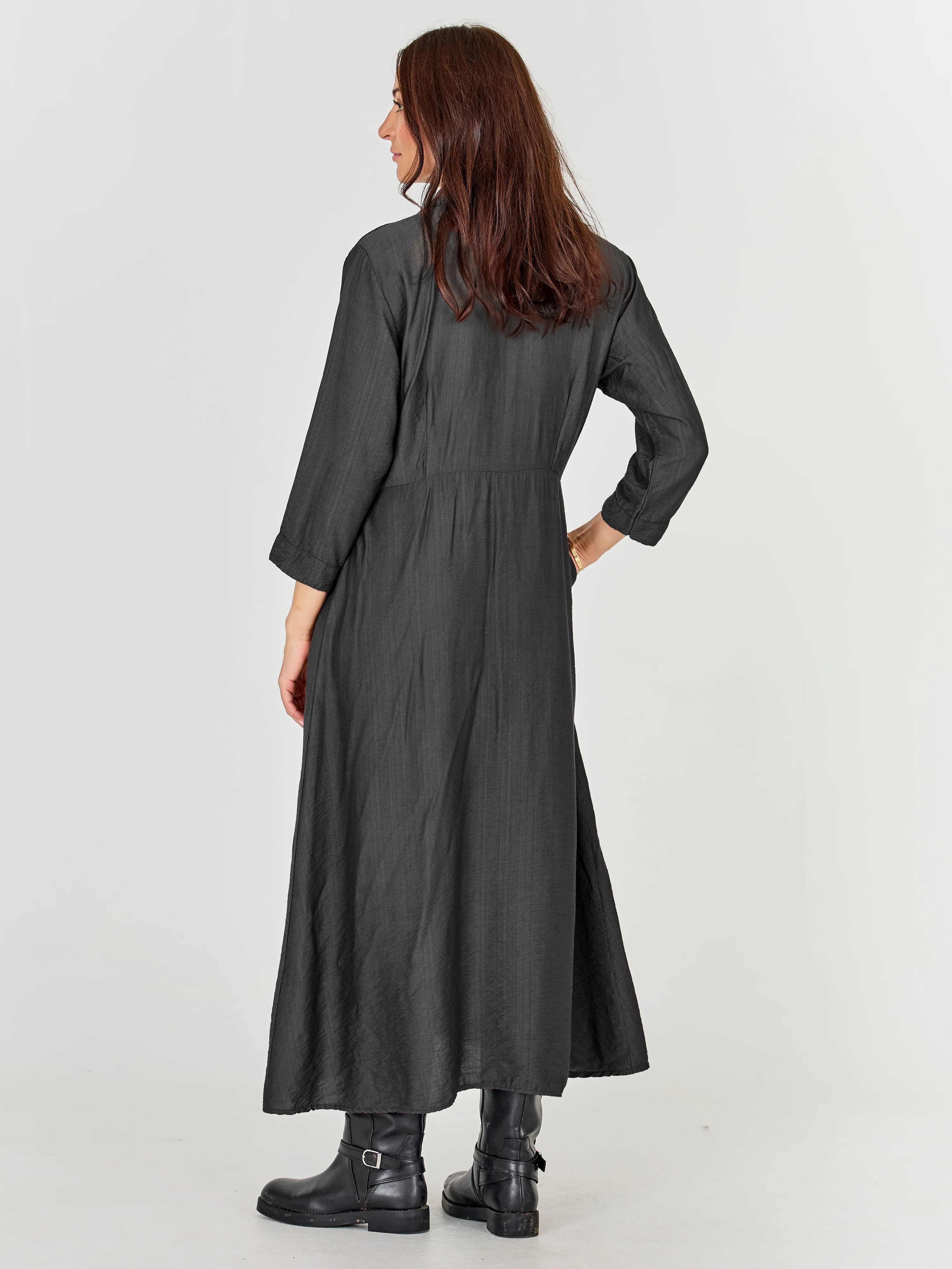 CAITLIN Long Dress - Grey - Image 4