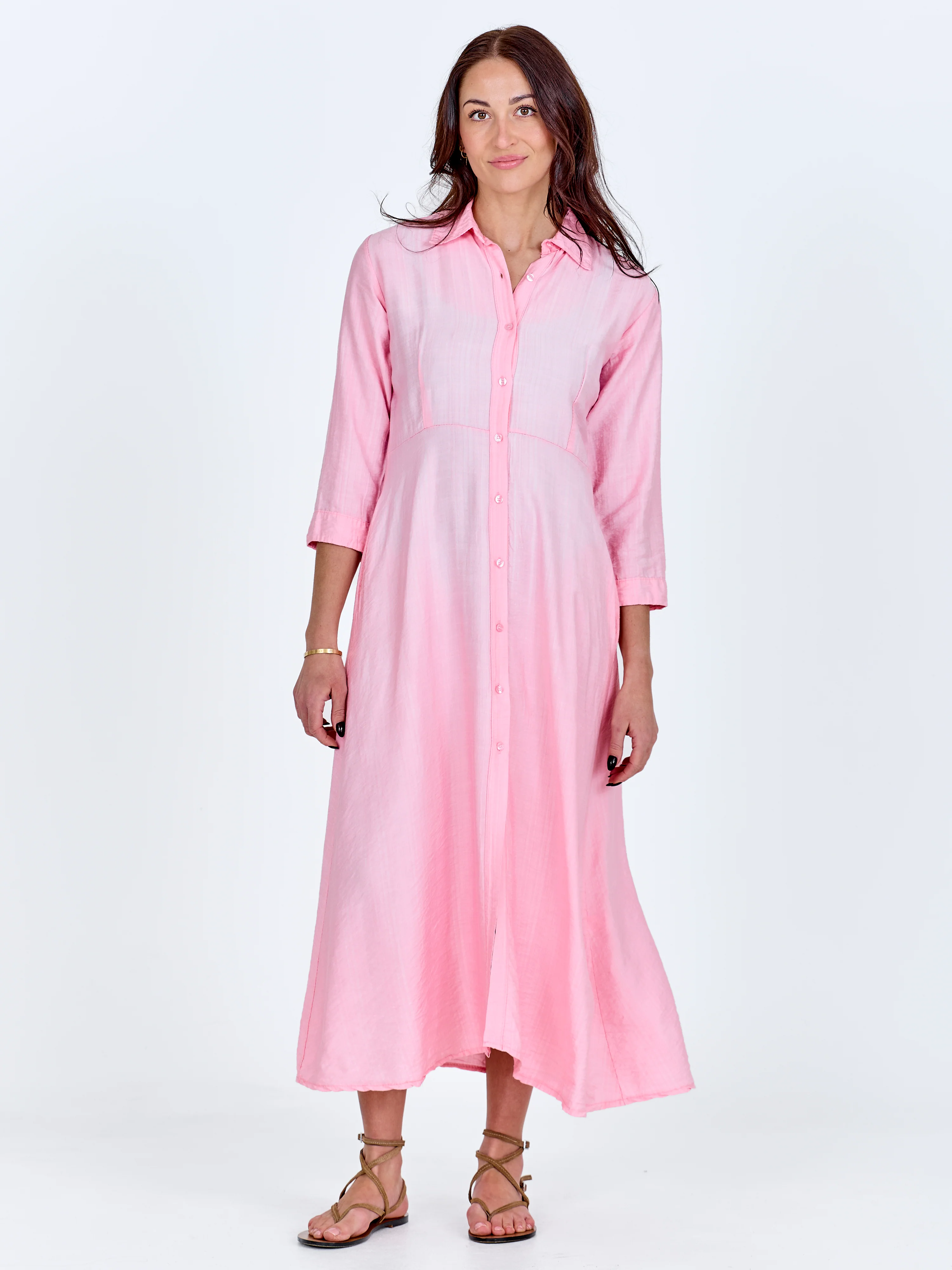 CAITLIN Long Dress - Pink - Image 3