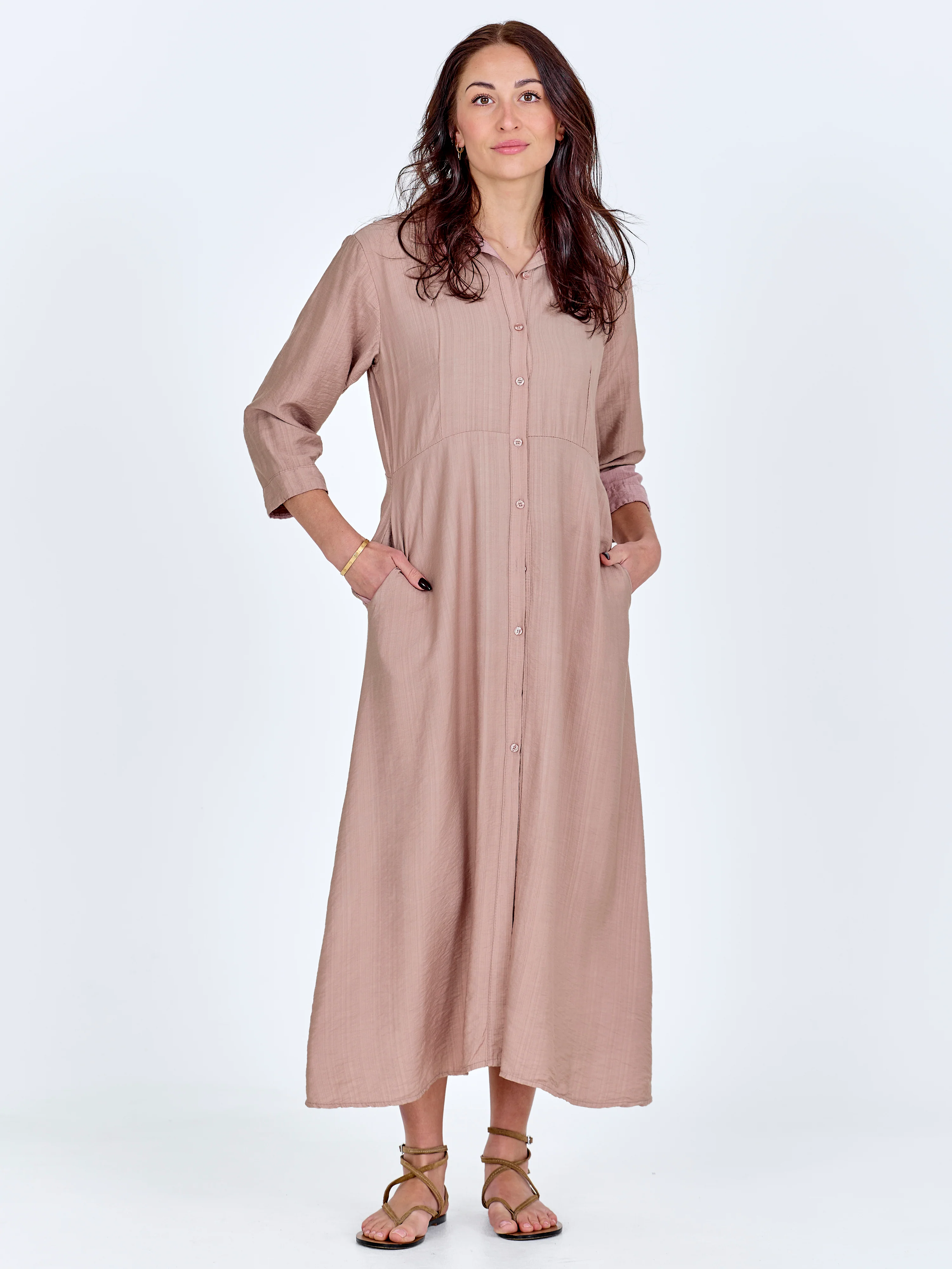 CAITLIN Long Dress - Rose - Image 2