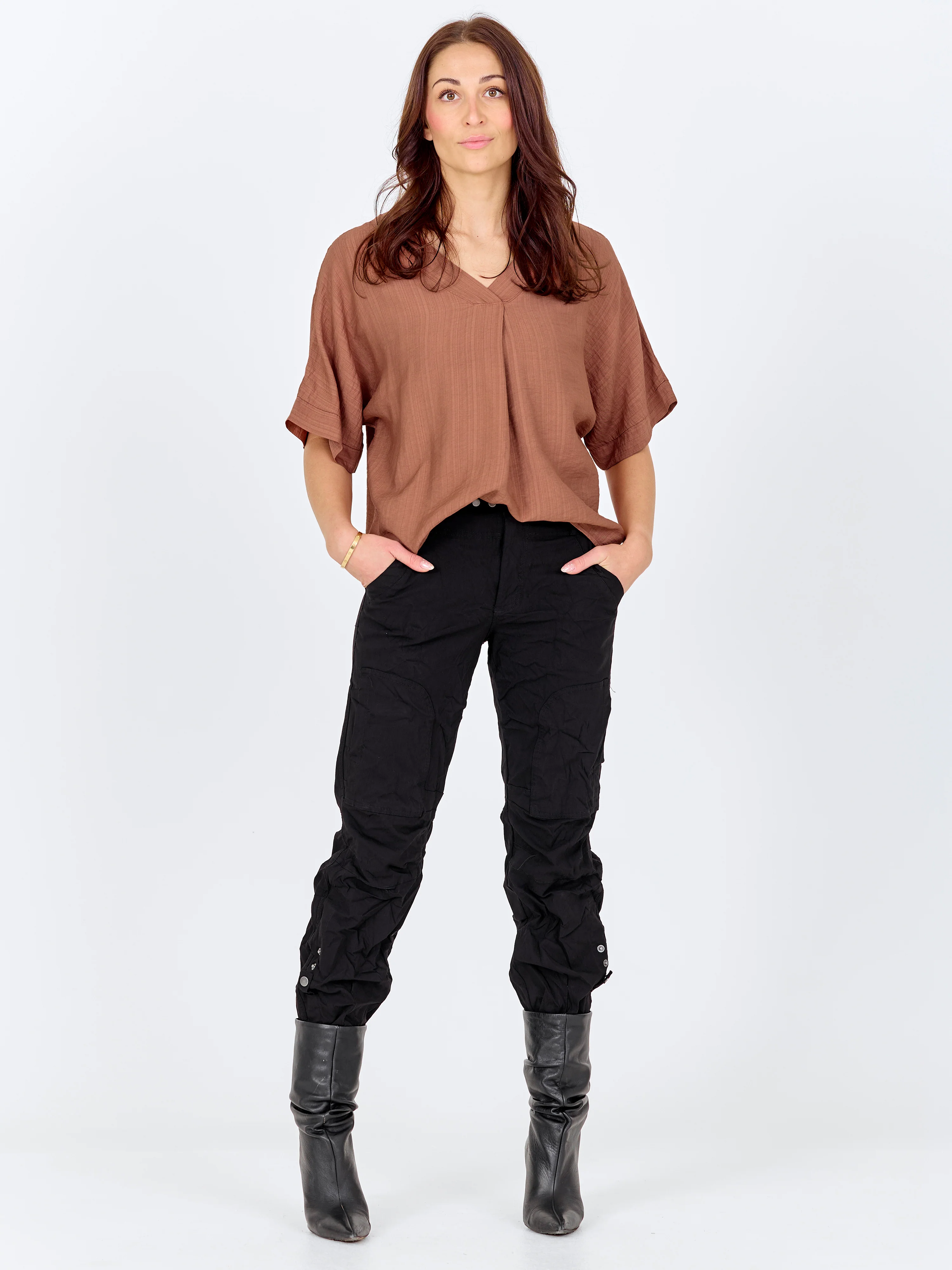 CINDA blouse - Marsala - Image 3