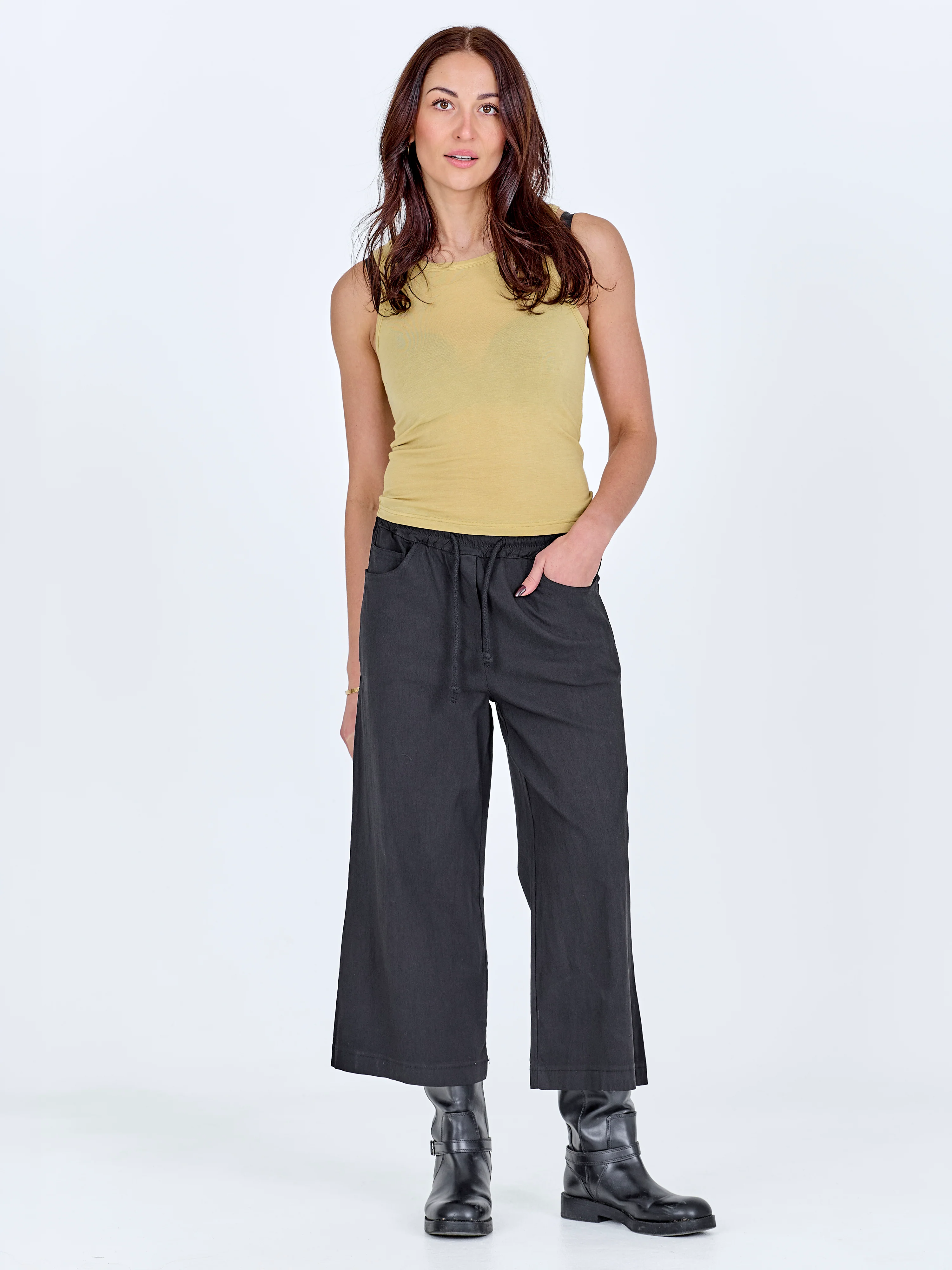 Ziga Culotte Trousers - Black - Image 2