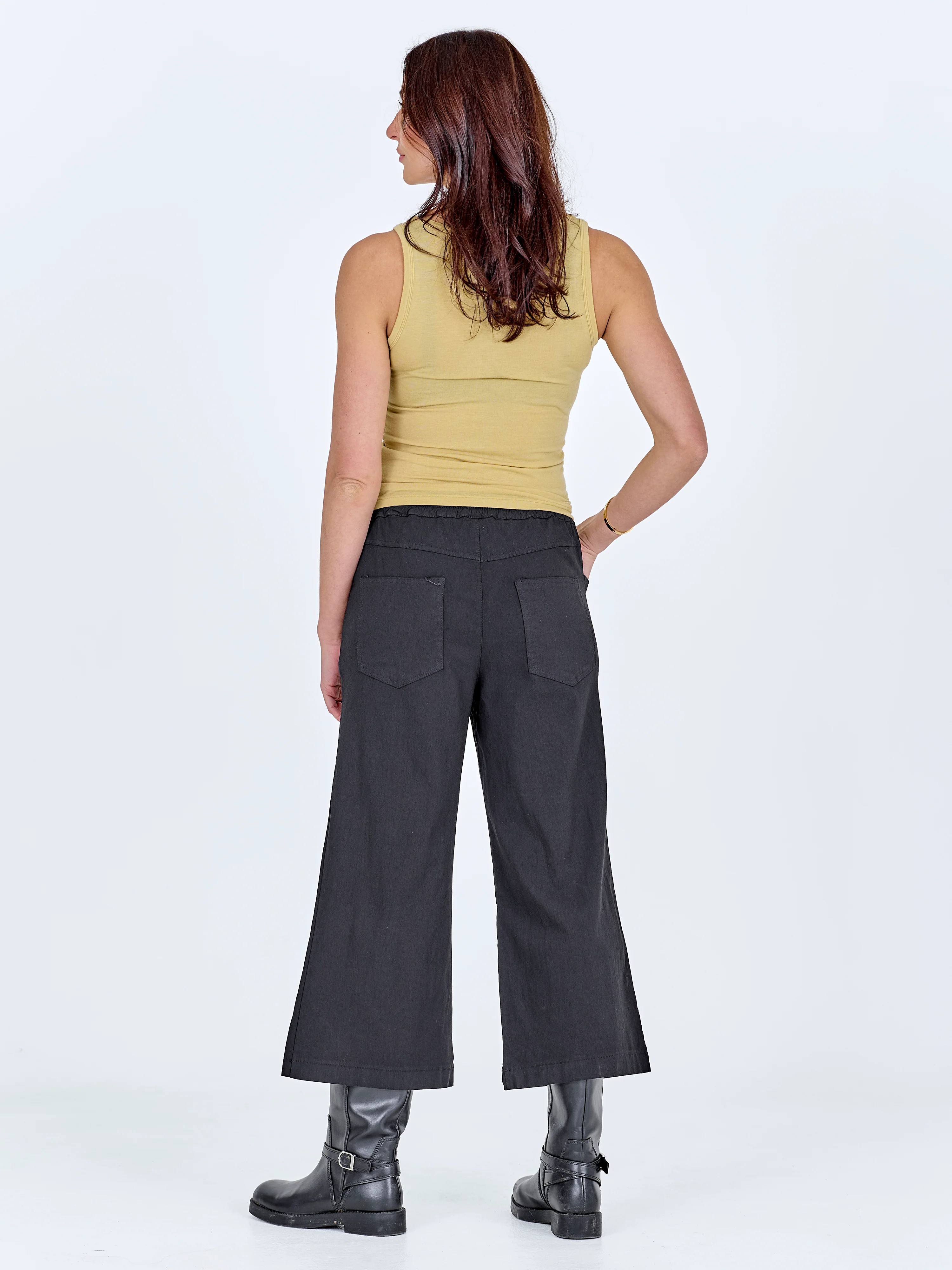 Ziga Culotte Trousers - Black - Image 4