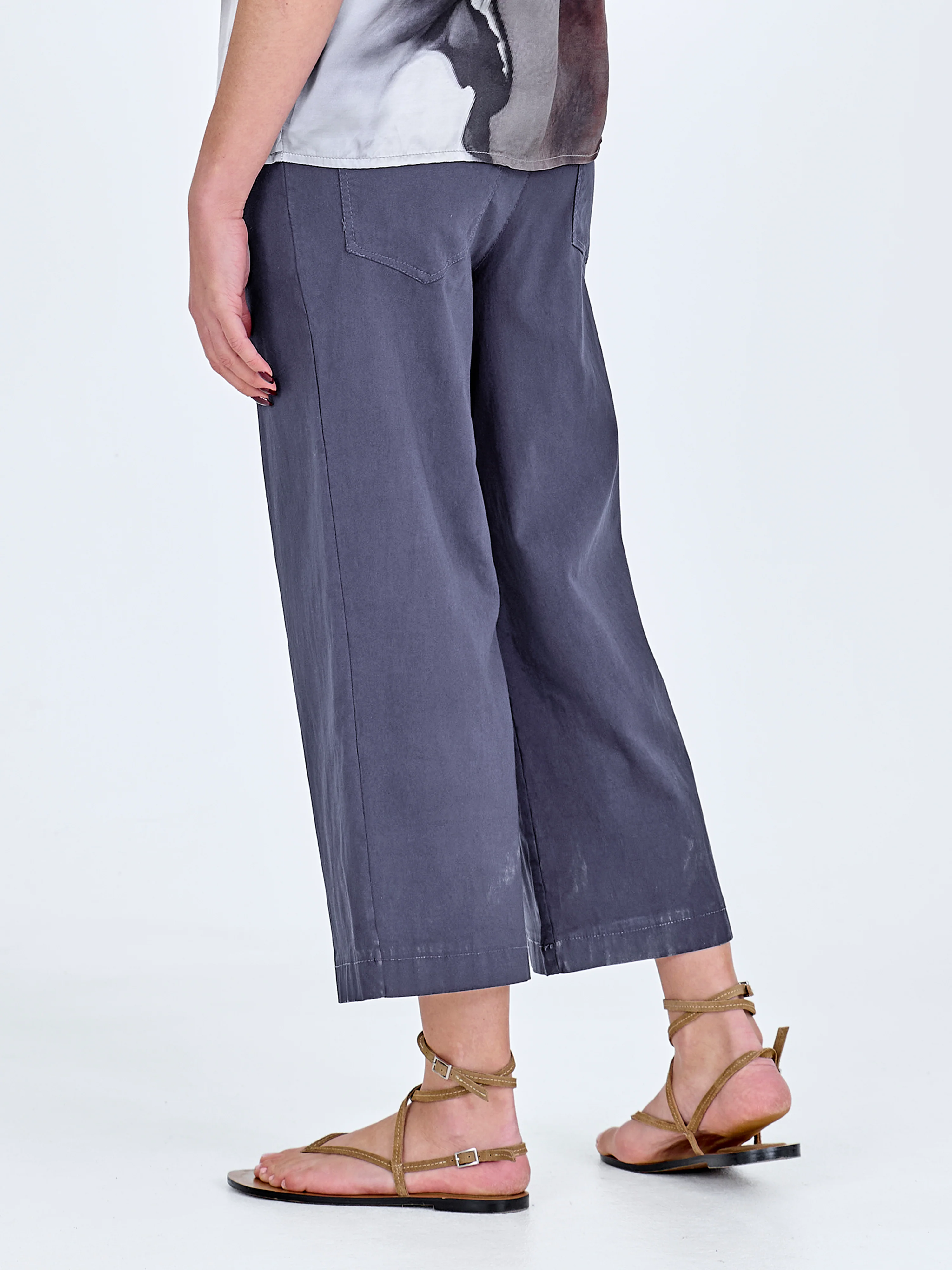 Ziga Culotte Trousers - Navy - Image 4