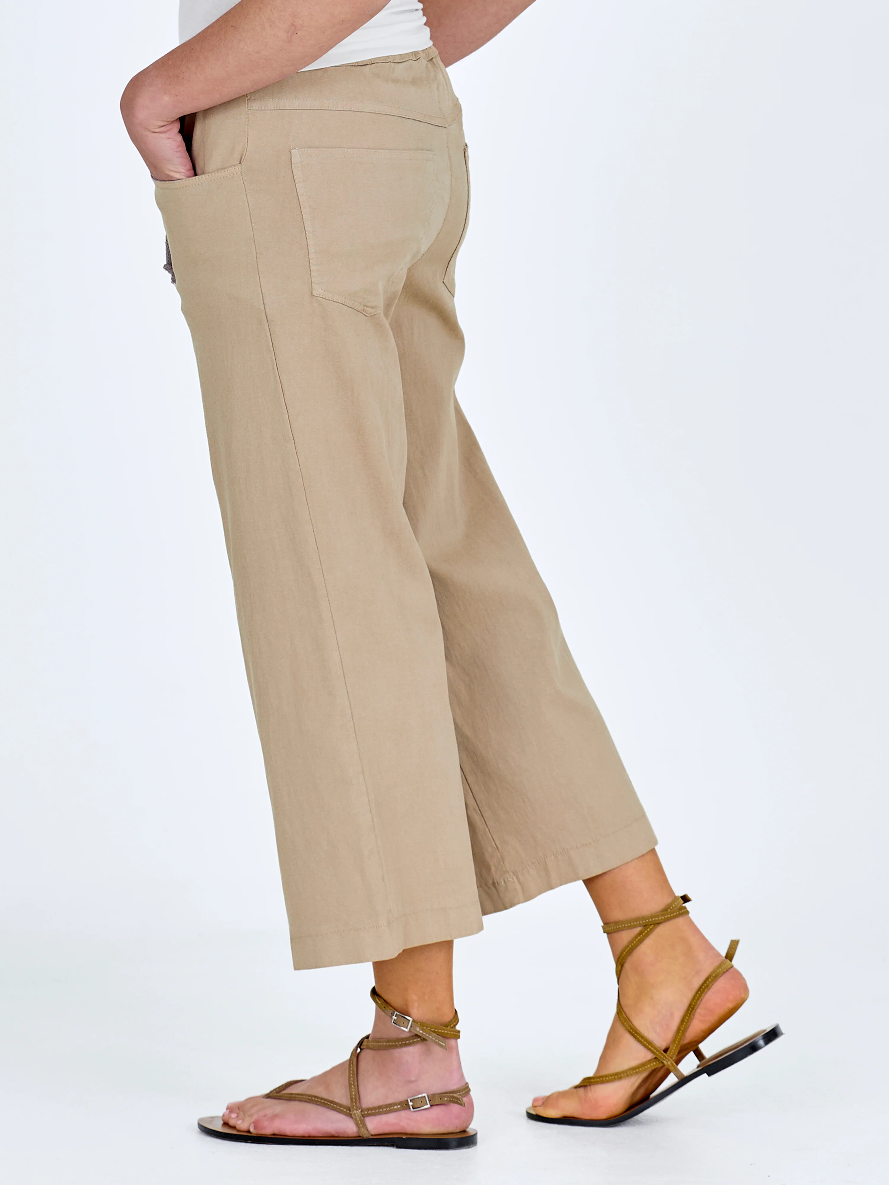 Ziga Culotte Trousers - Seasand - Image 4