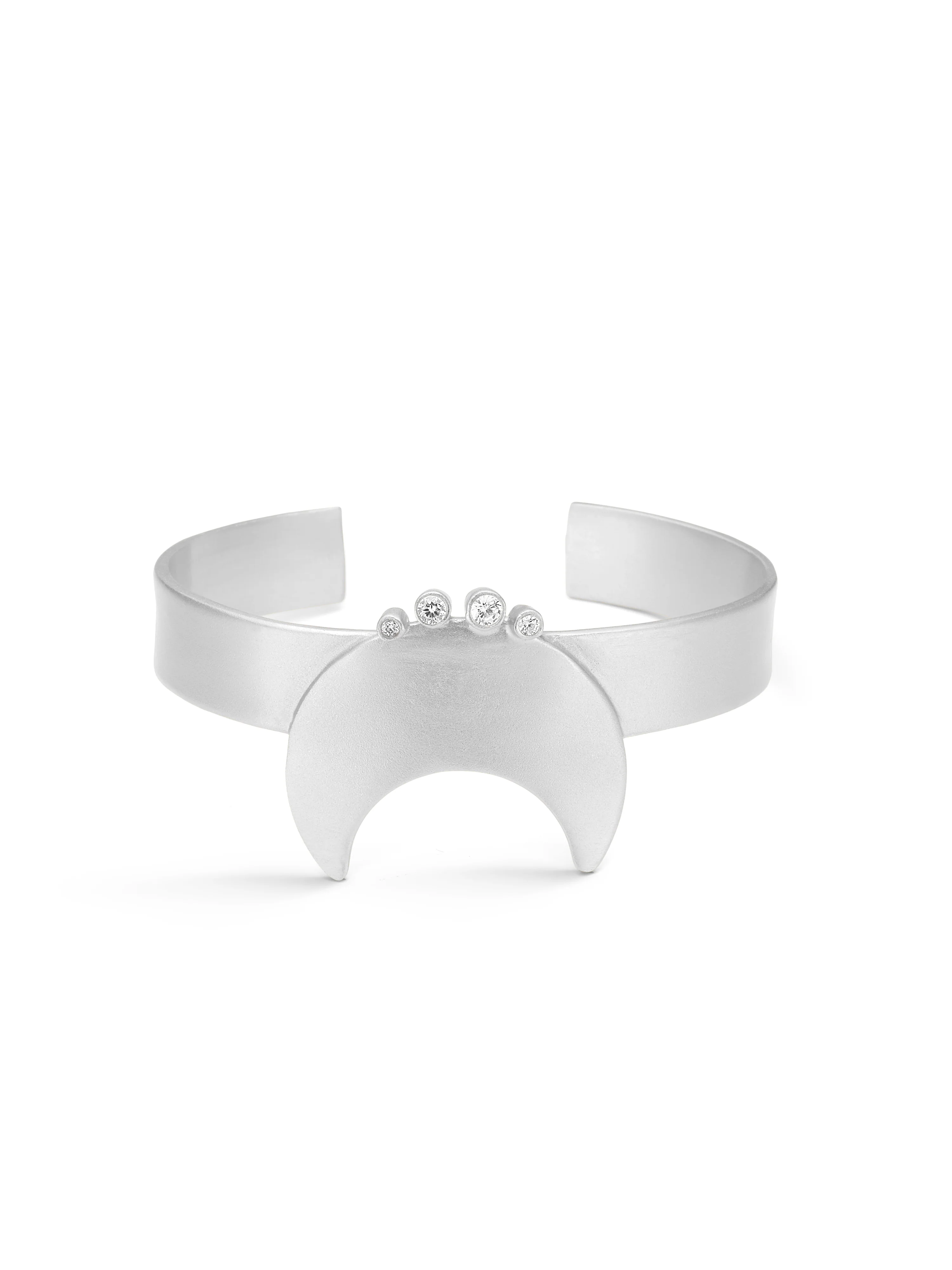 Moons No. 1 Bangle - Silver
