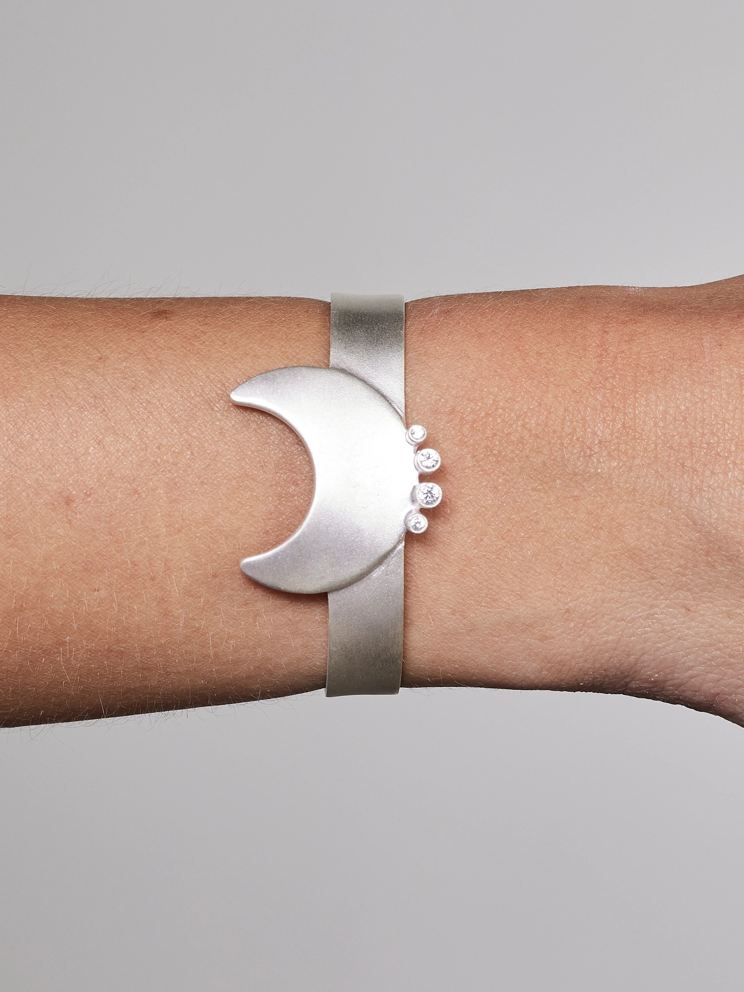 Moons No. 1 Bangle - Silver - Image 2