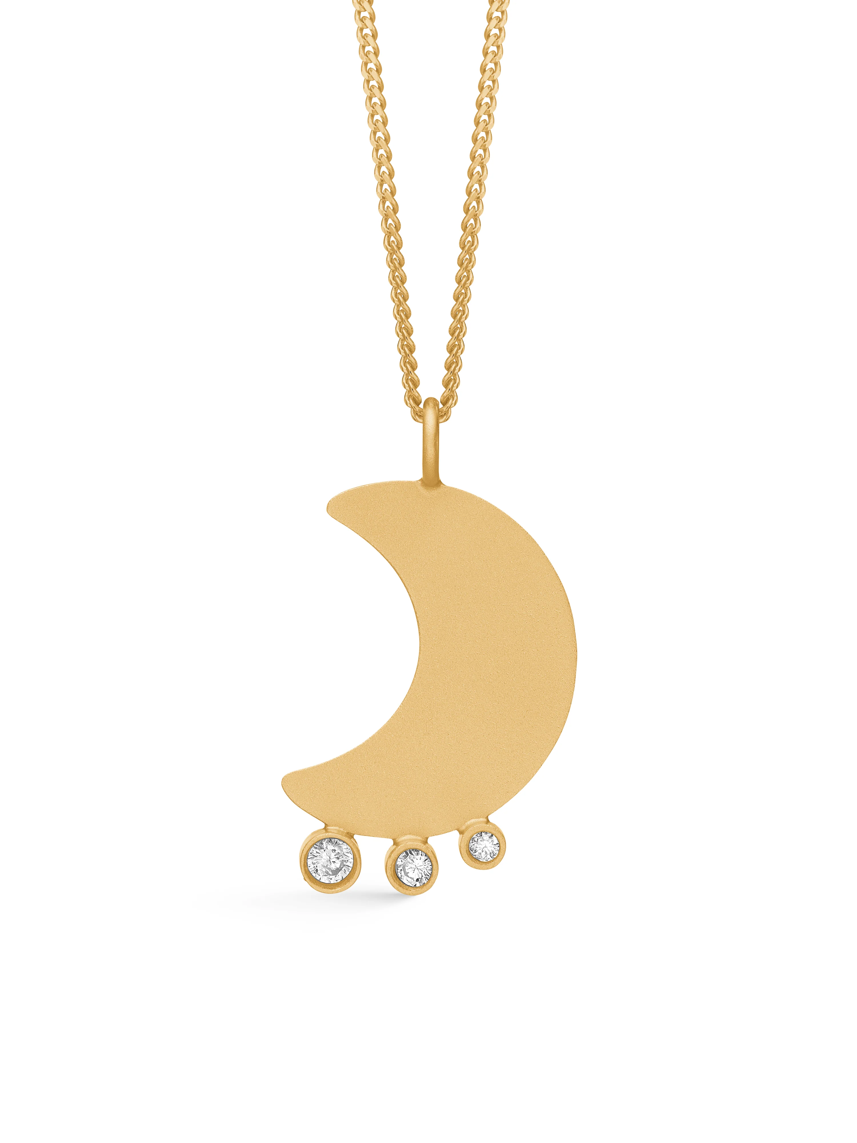 Moons No. 2 Necklace - Gold