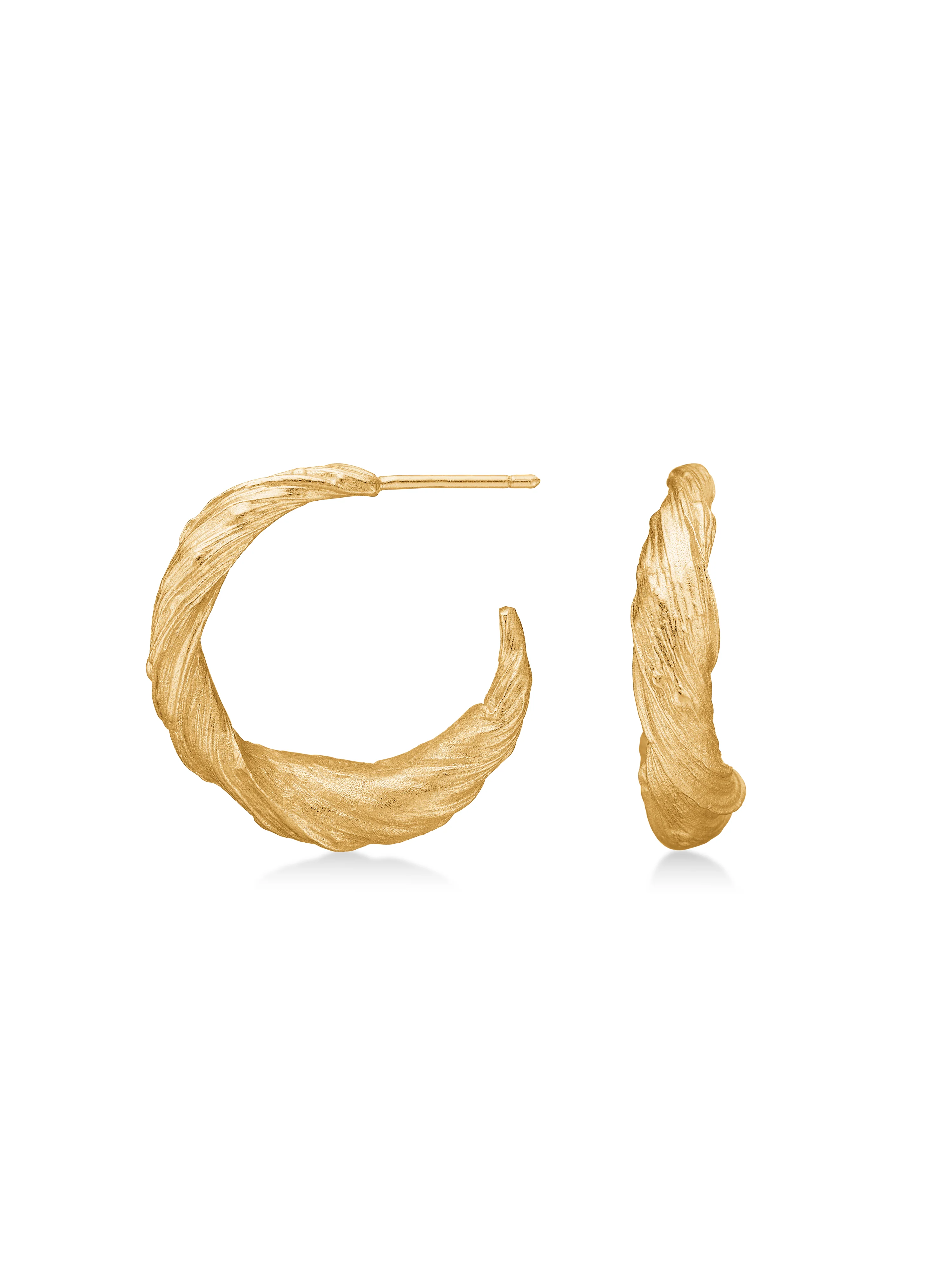 HIKU hoops no. 4 - Gold