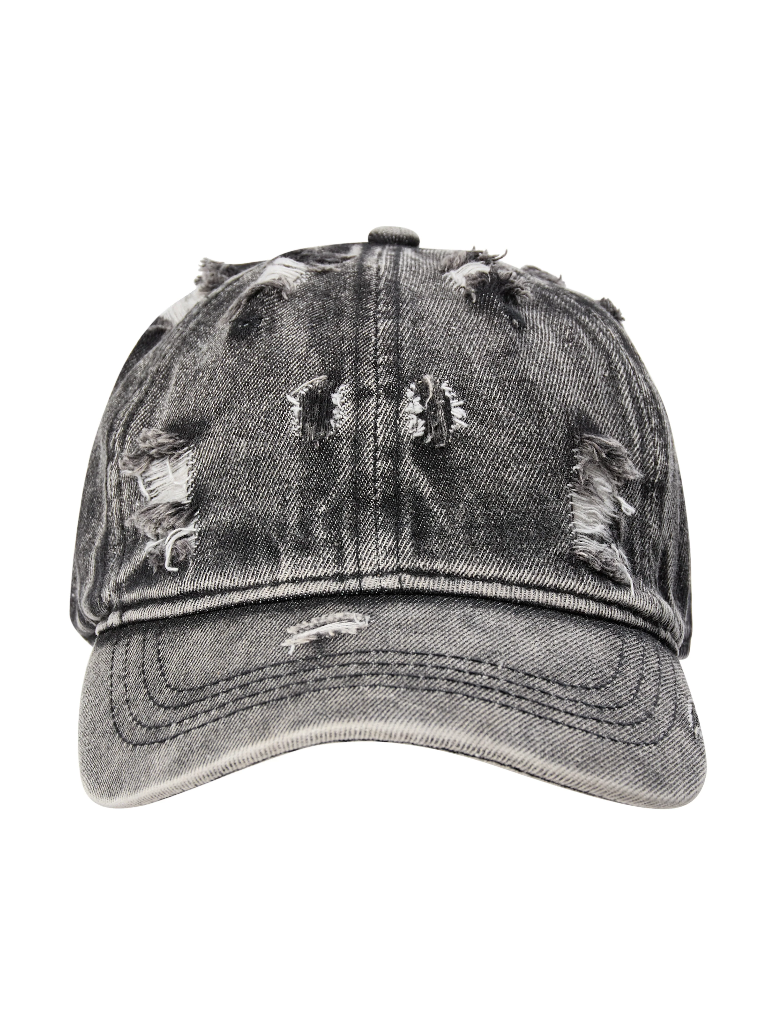 Akia denim Cap - Black Denim - Image 5