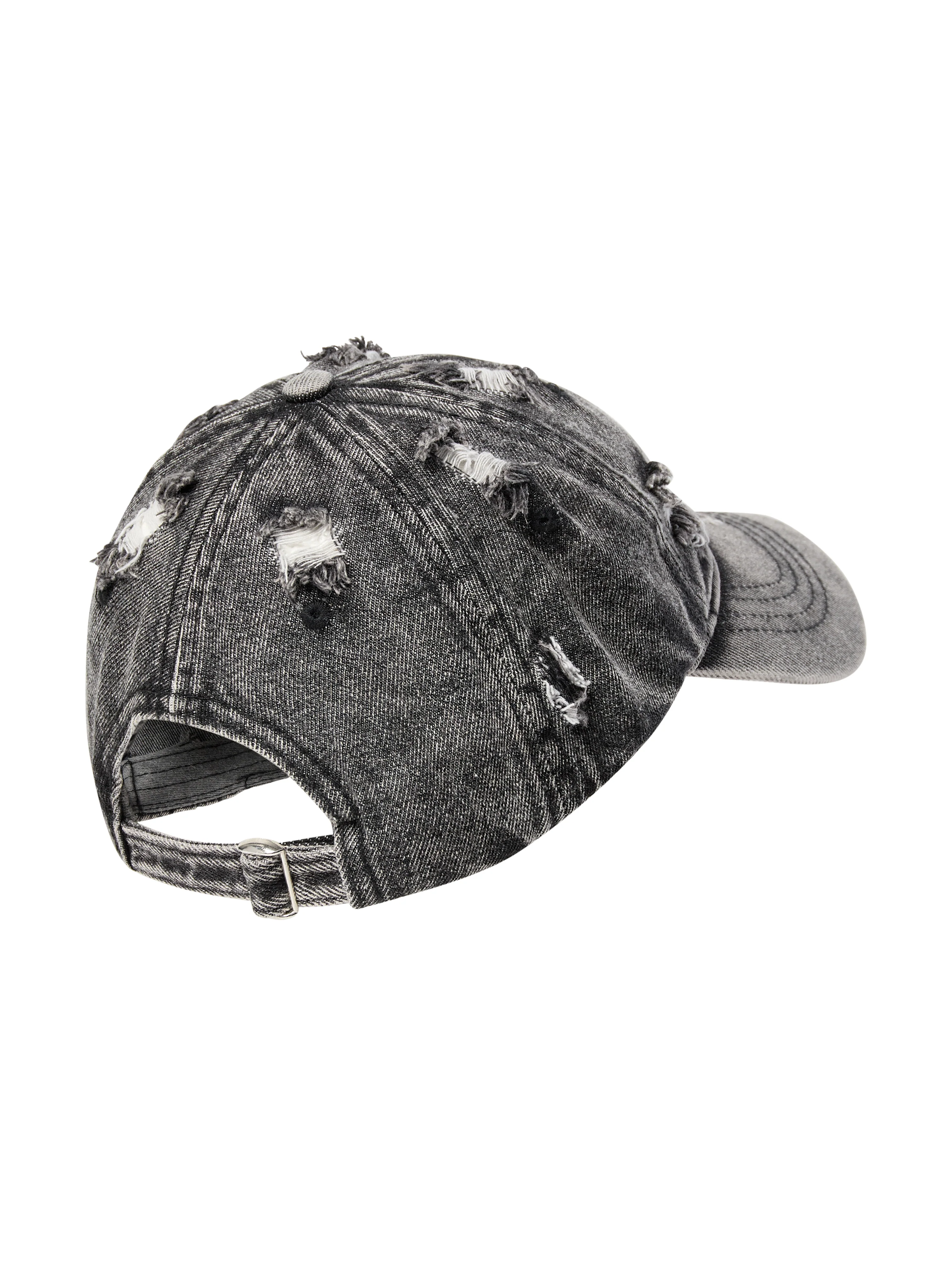 Akia denim Cap - Black Denim - Image 6