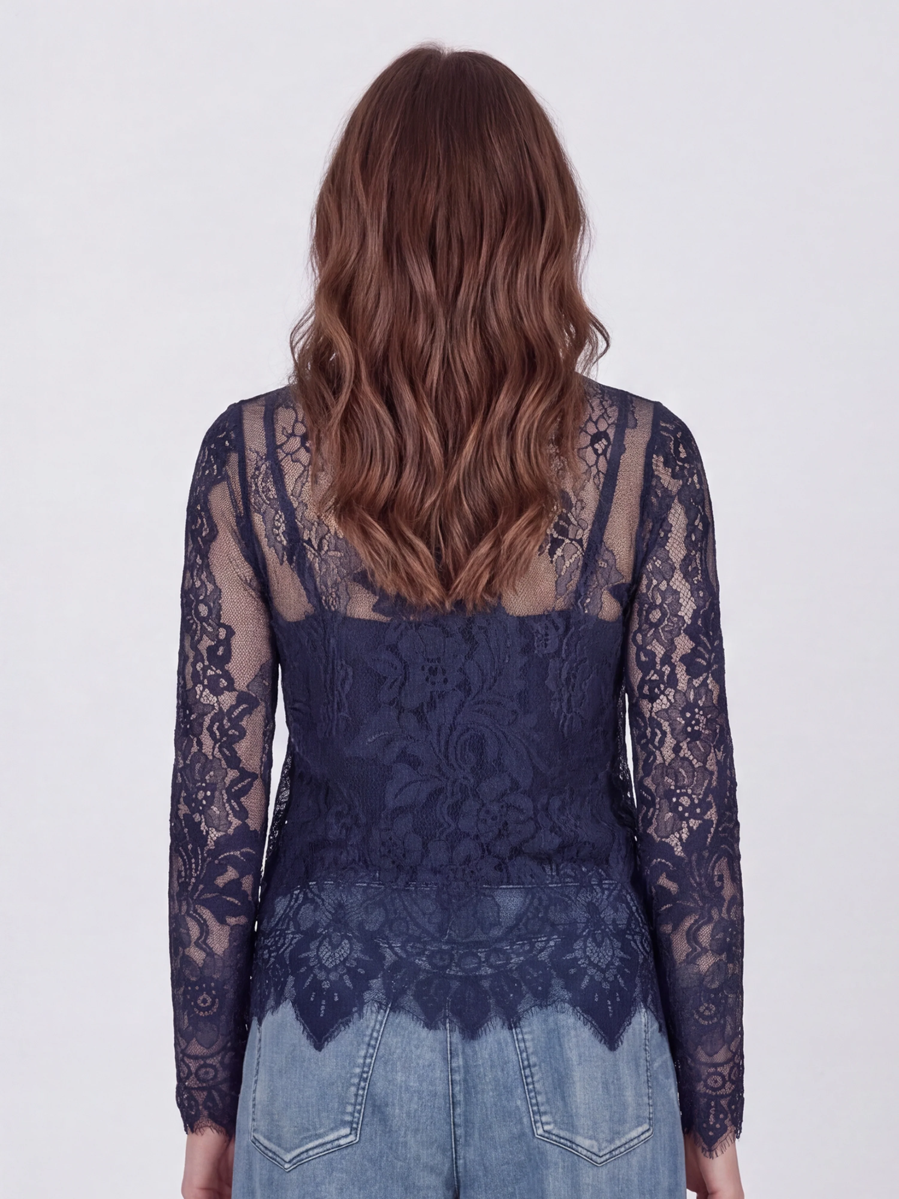 CHARLOTTE Top - Navy - Image 4