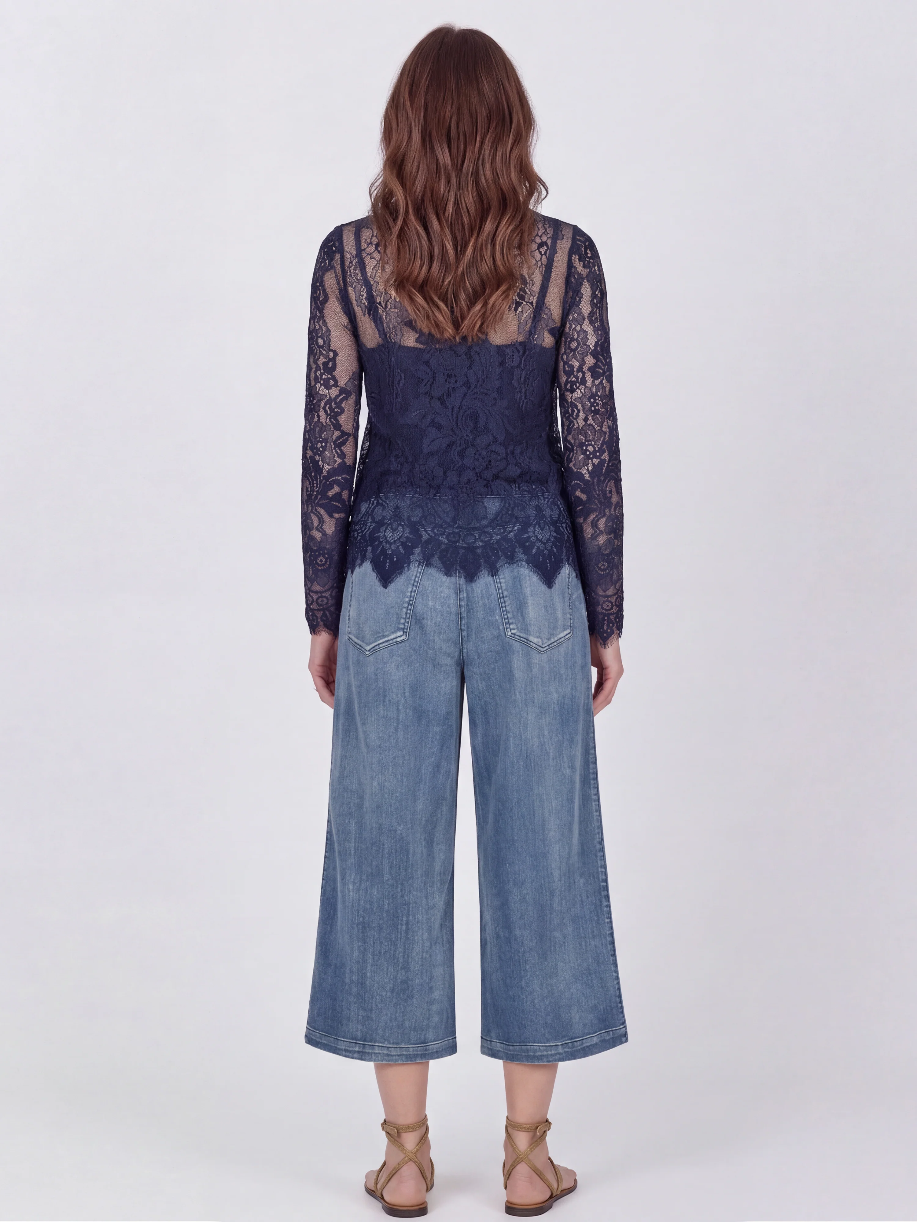 CHARLOTTE Top - Navy - Image 5