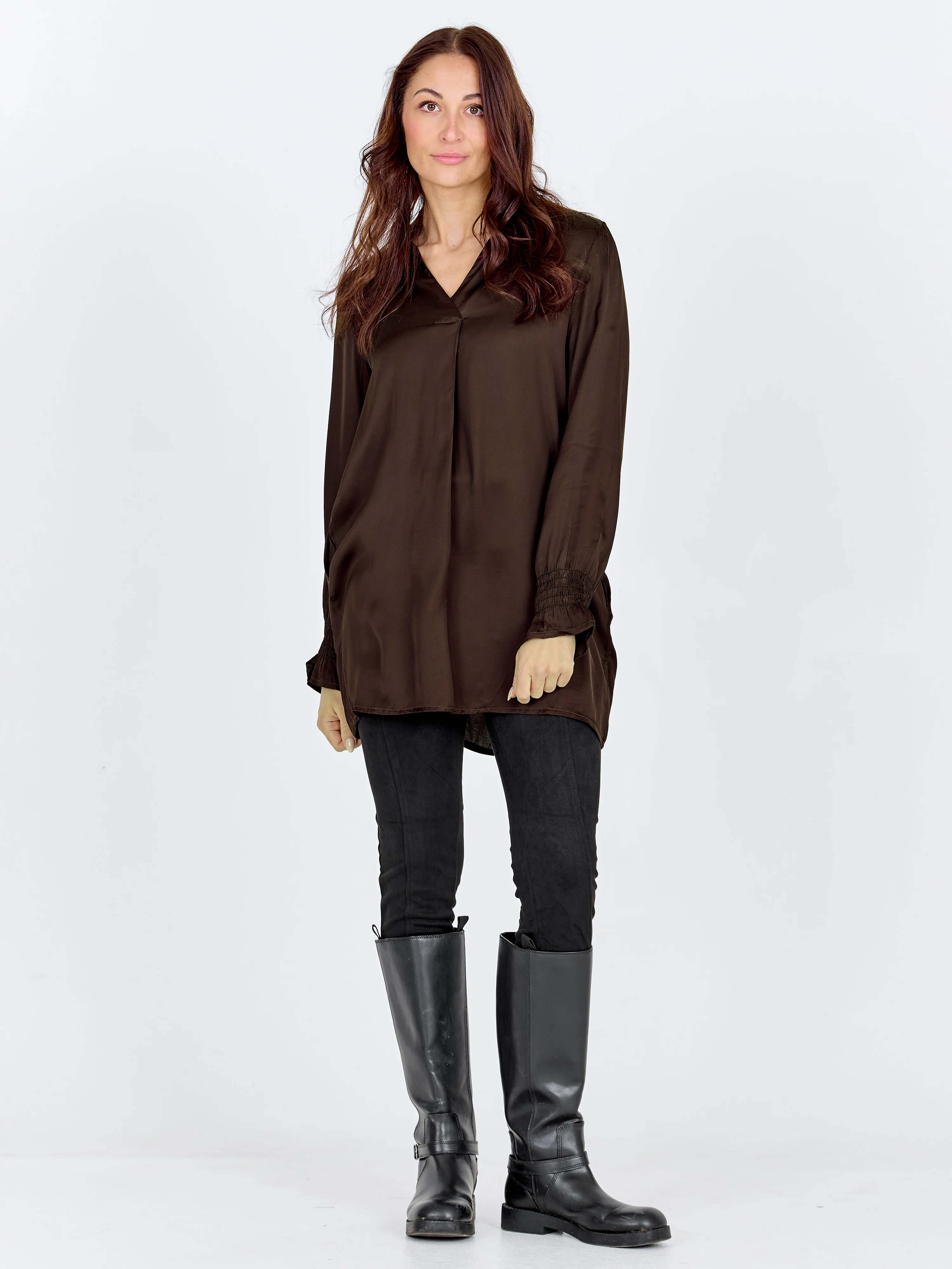 NADA tunic - Dark Brown - Image 2