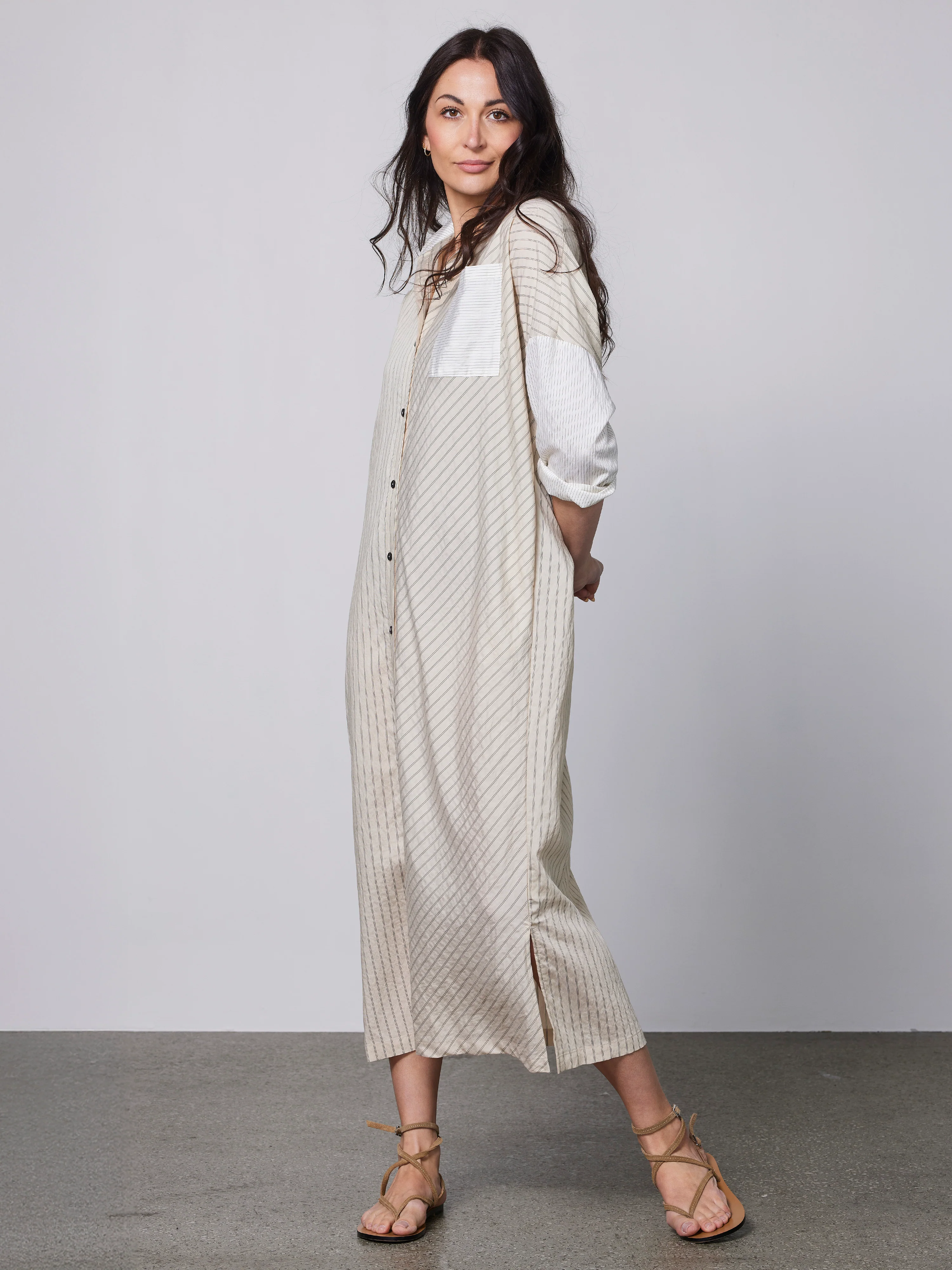 ZINNA dress - Bone mix - Image 3
