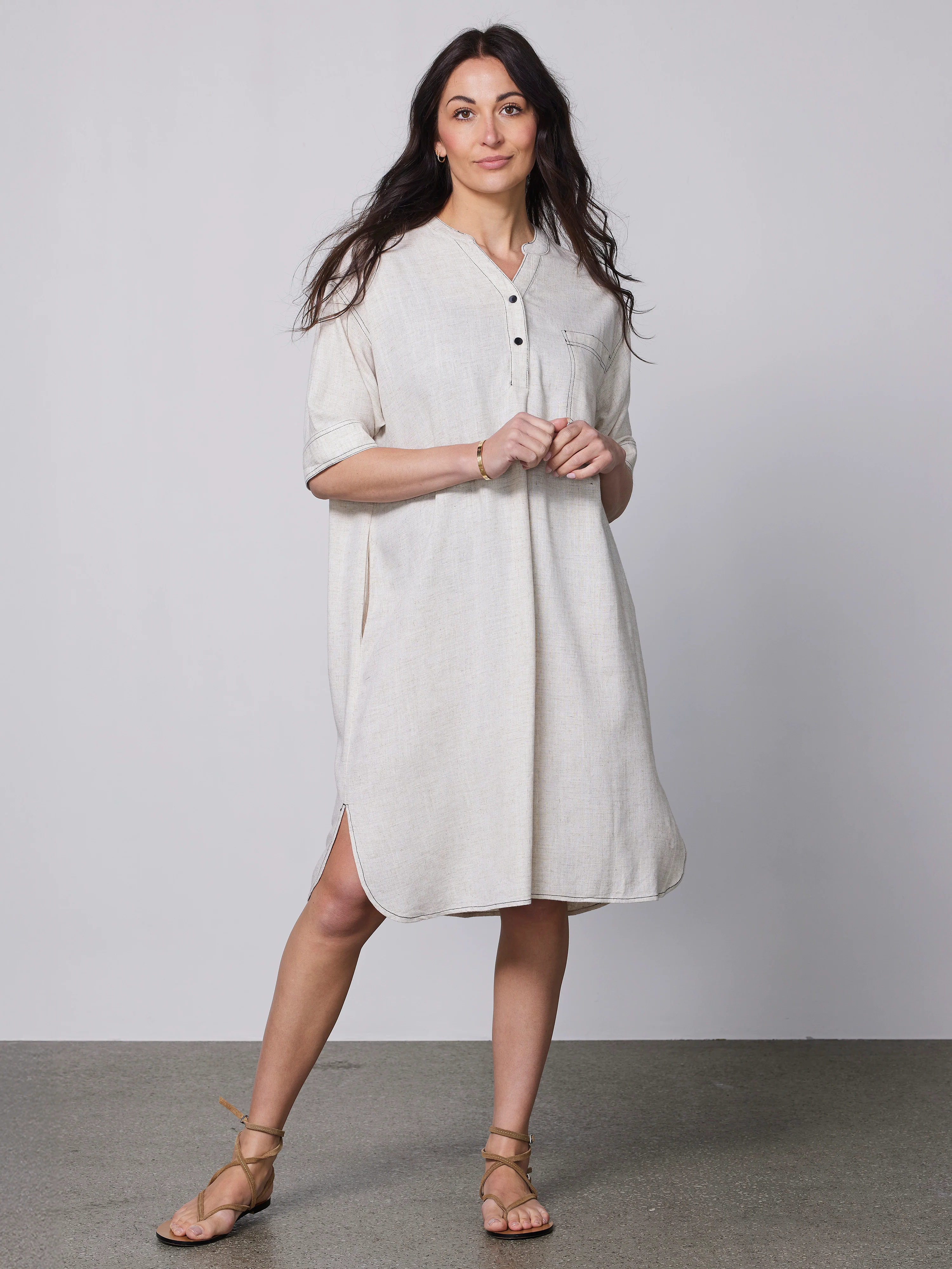 ZITA dress - Sand - Image 3