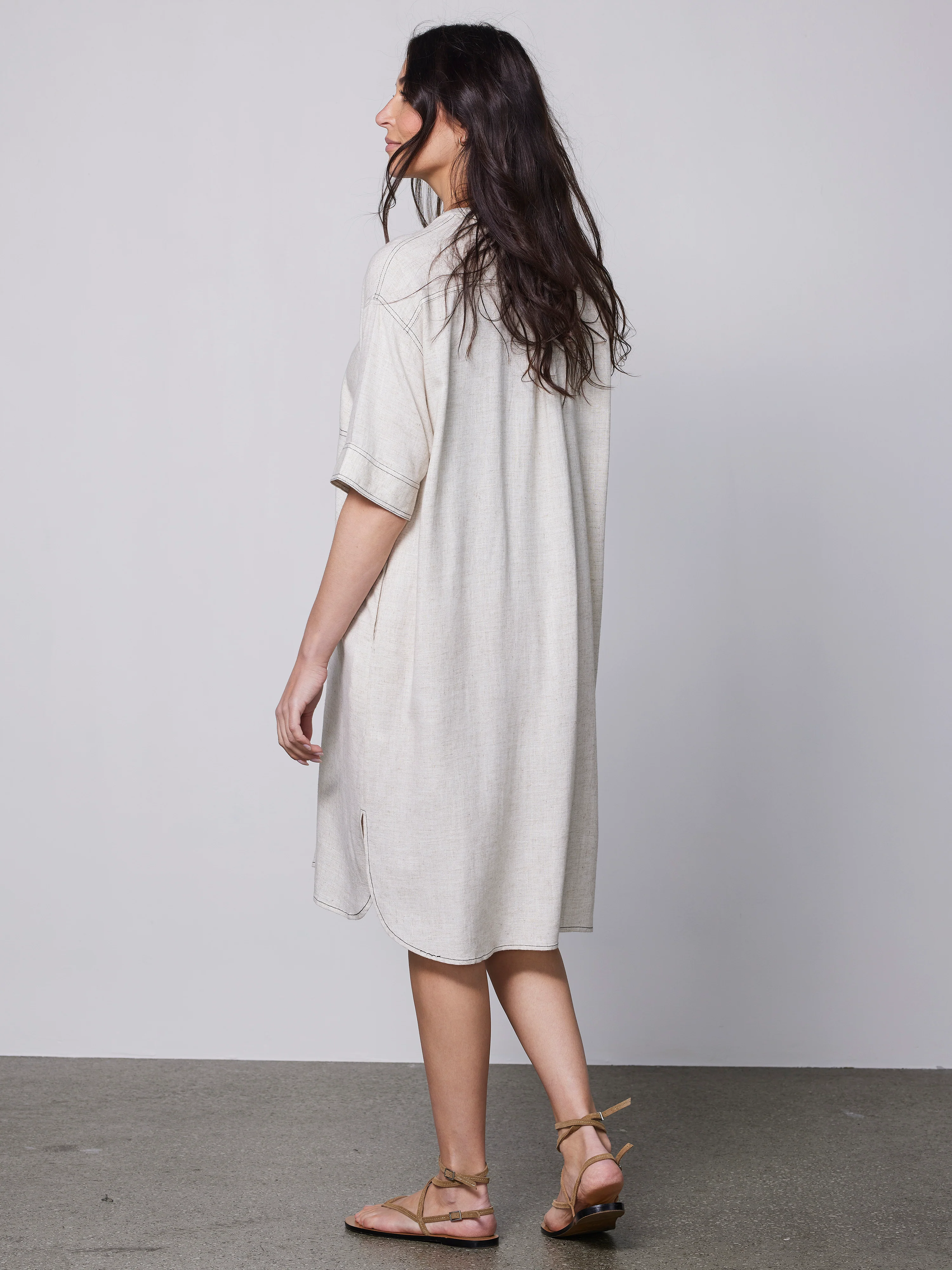 ZITA dress - Sand - Image 4