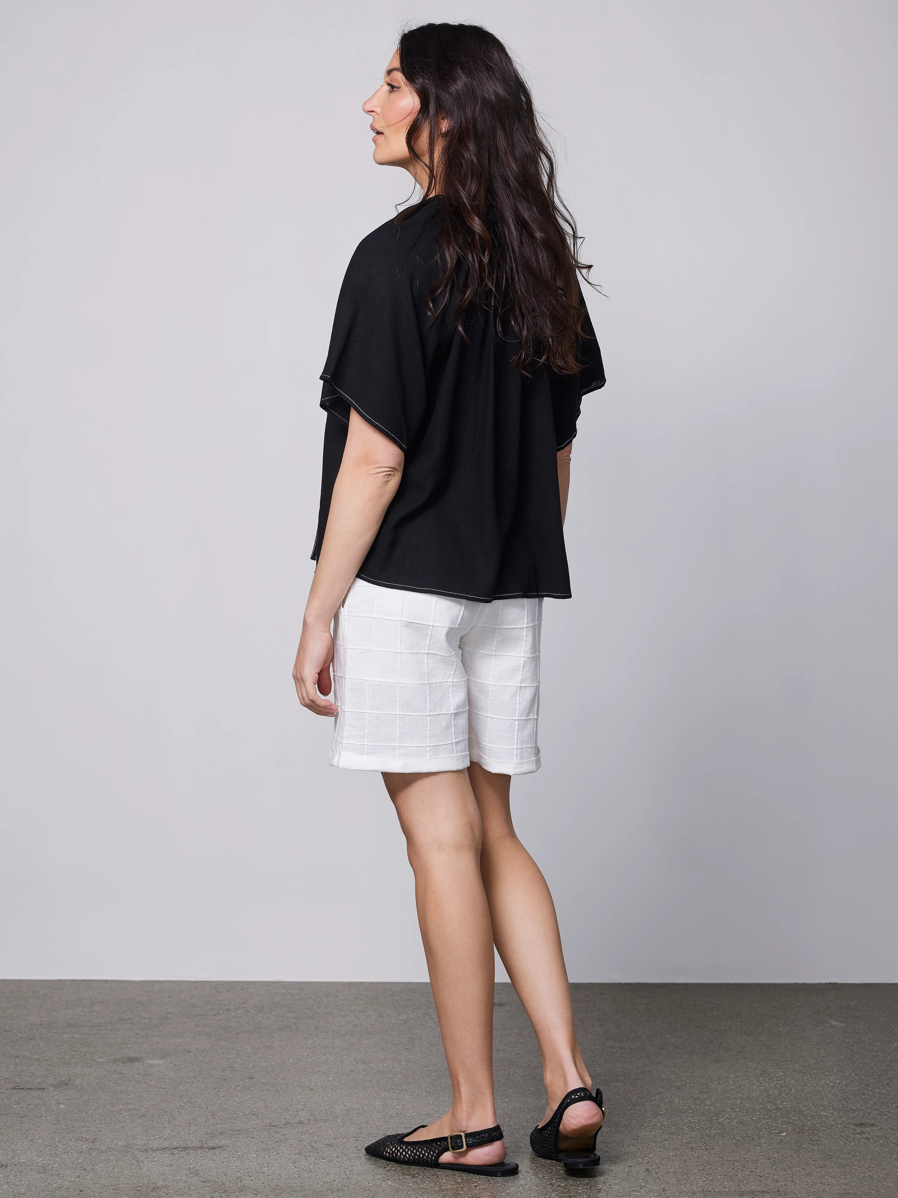 ZITA blouse - Black - Image 5