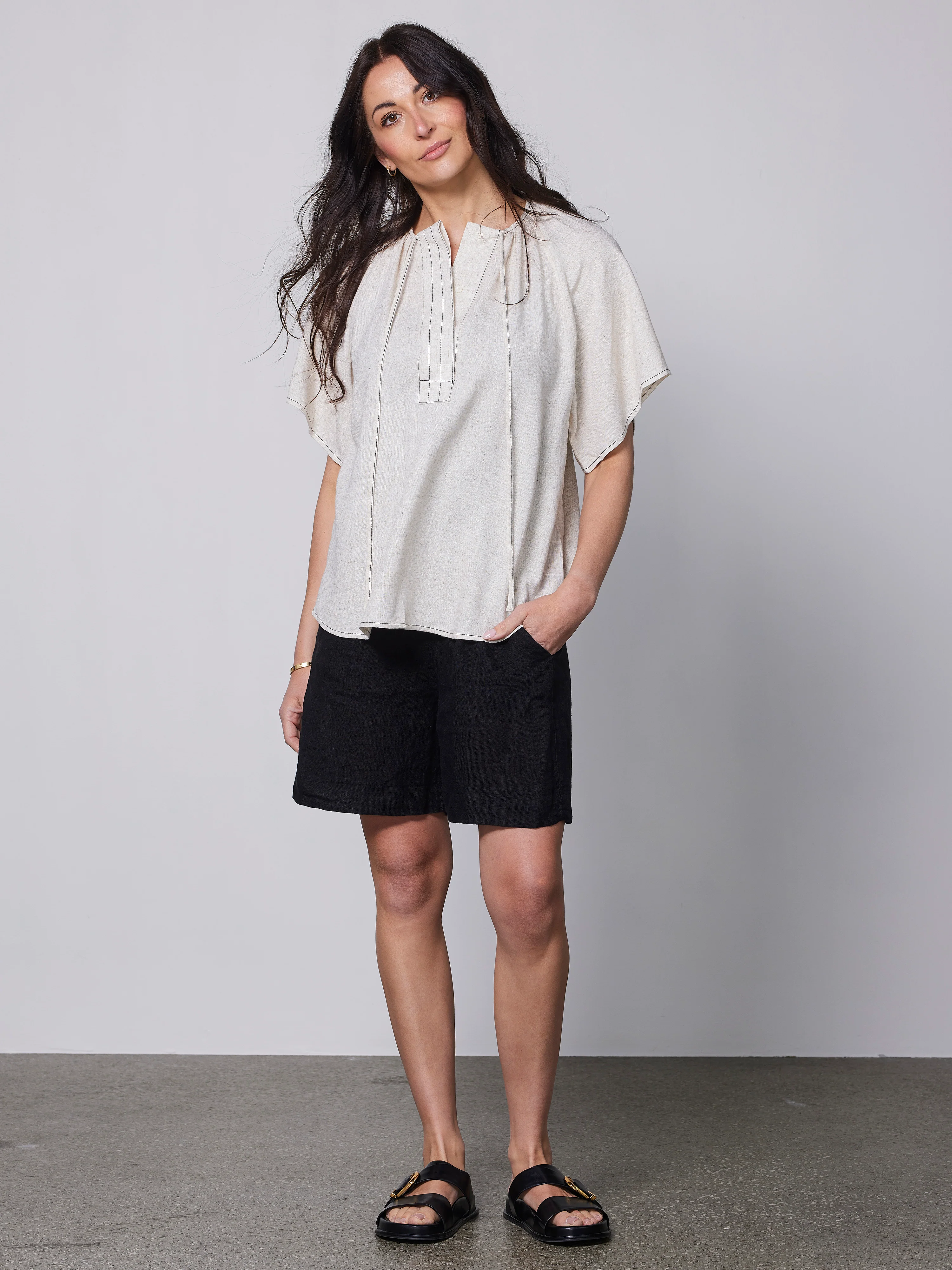 ZITA blouse - Sand - Image 3