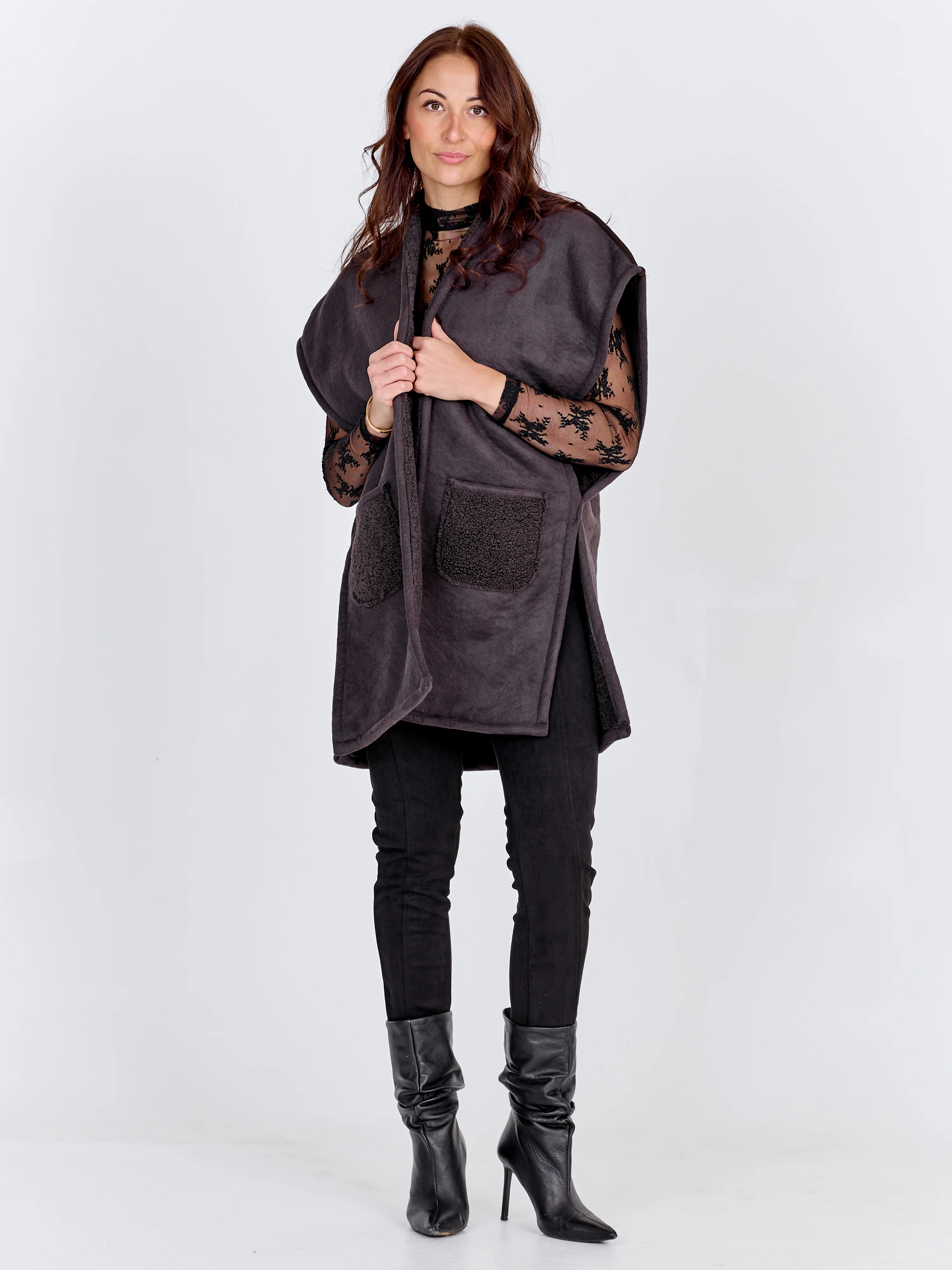 ARIA reversible vest - Dark Grey - Image 5