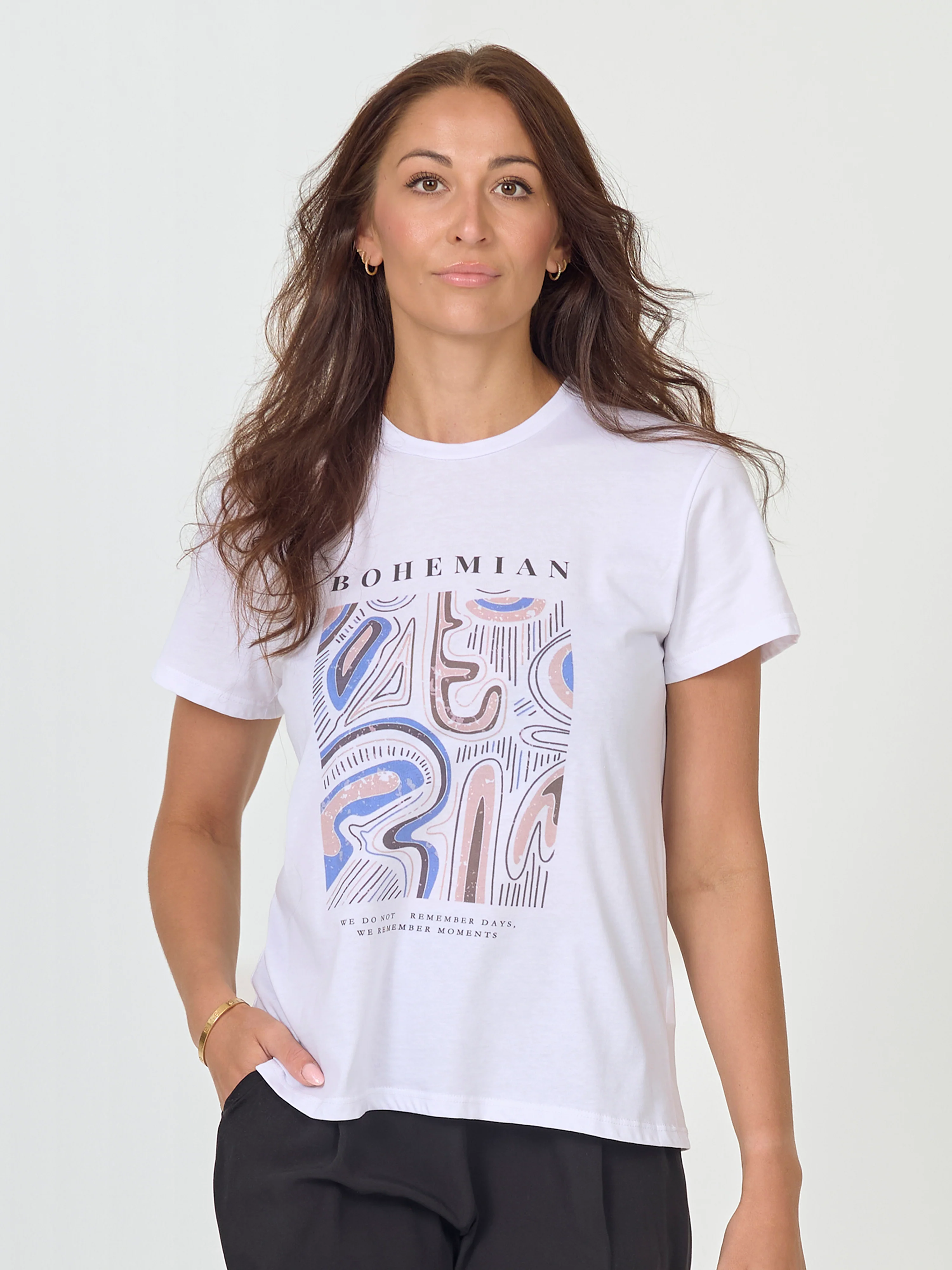 AYZA tee - Blue mix - Image 2