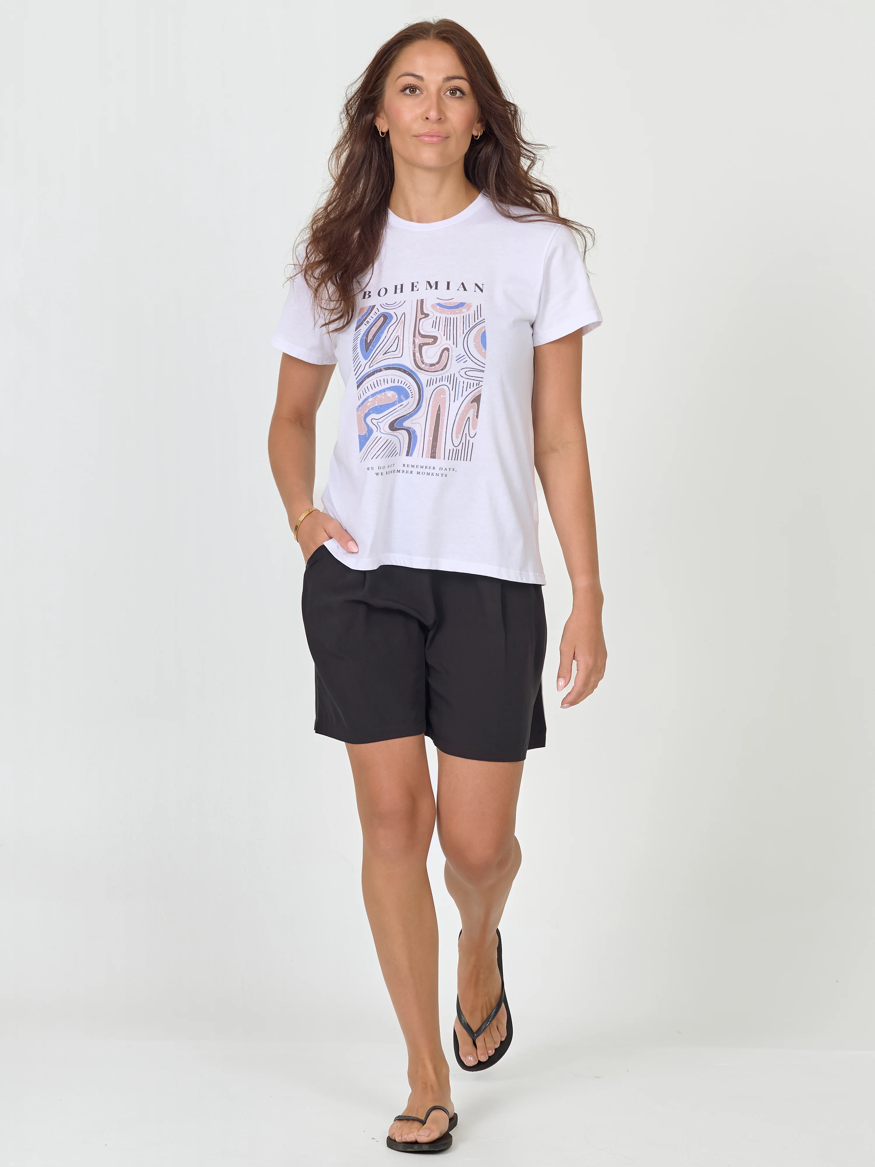 AYZA tee - Blue mix - Image 3