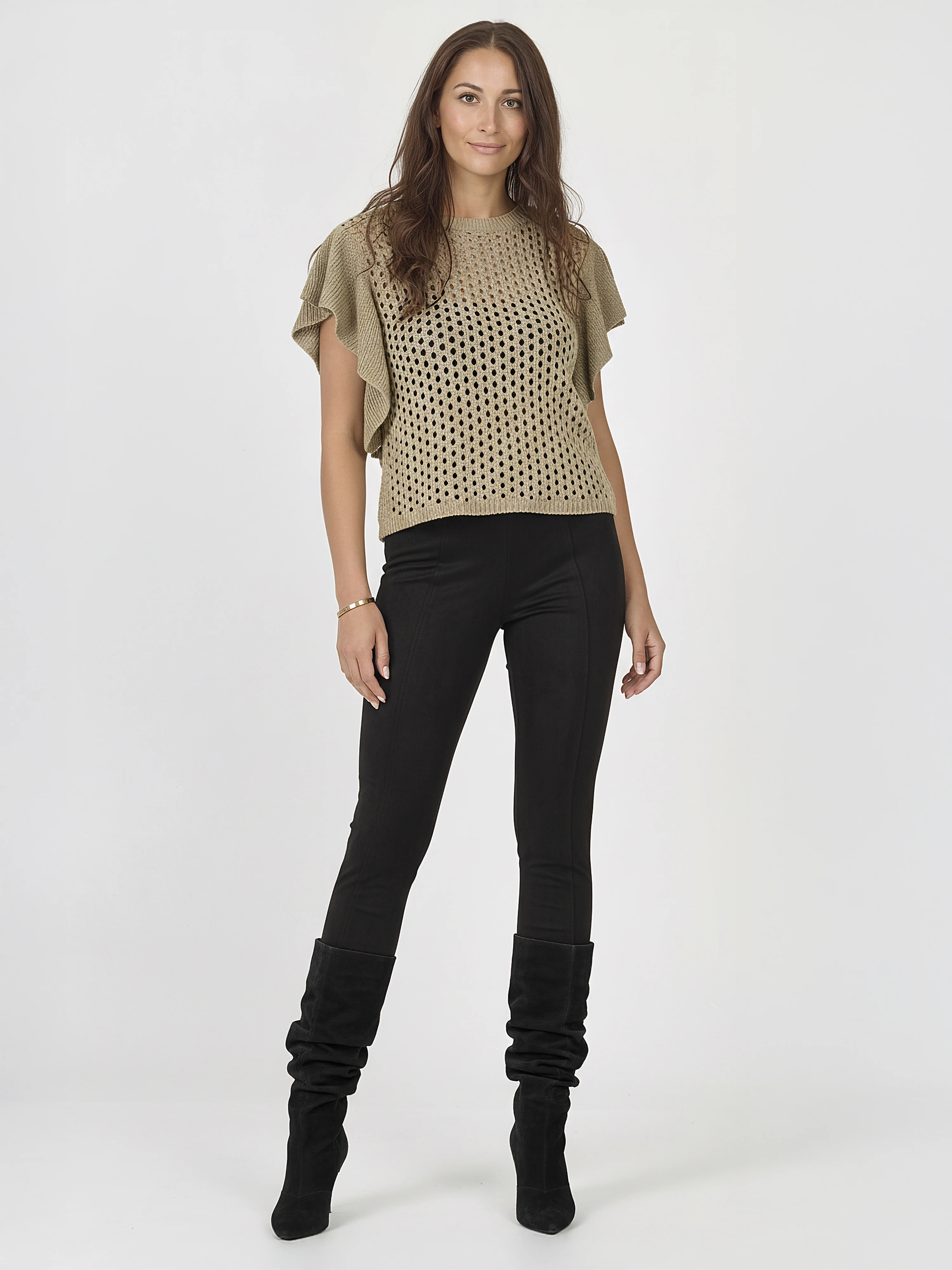 AIDA knit blouse - Army - Image 3